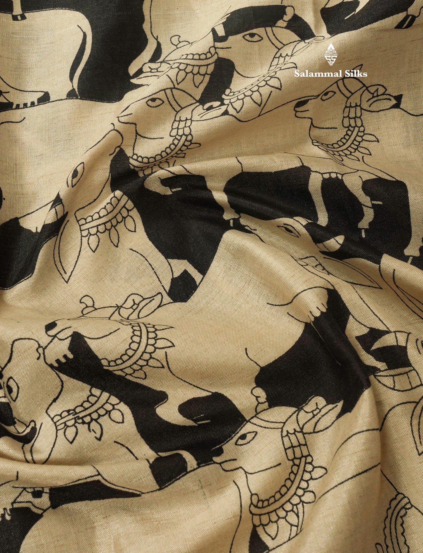 Black Chanderi Mixed Cotton Saree With Contrast Red Border