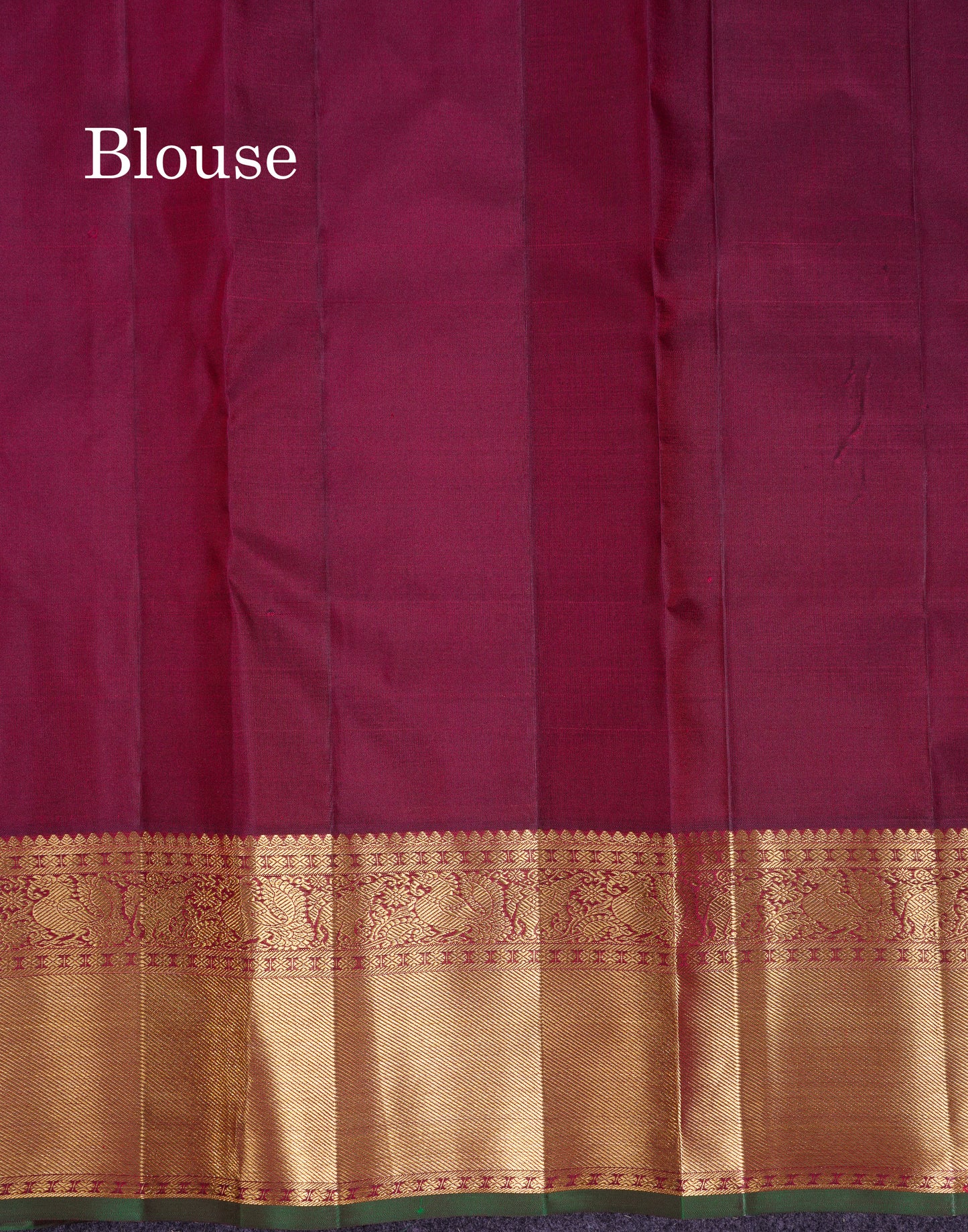 Beautiful Dark Maroon Menakari Work Bridal Pure Kanjivaram Silk Saree With Traditional Border