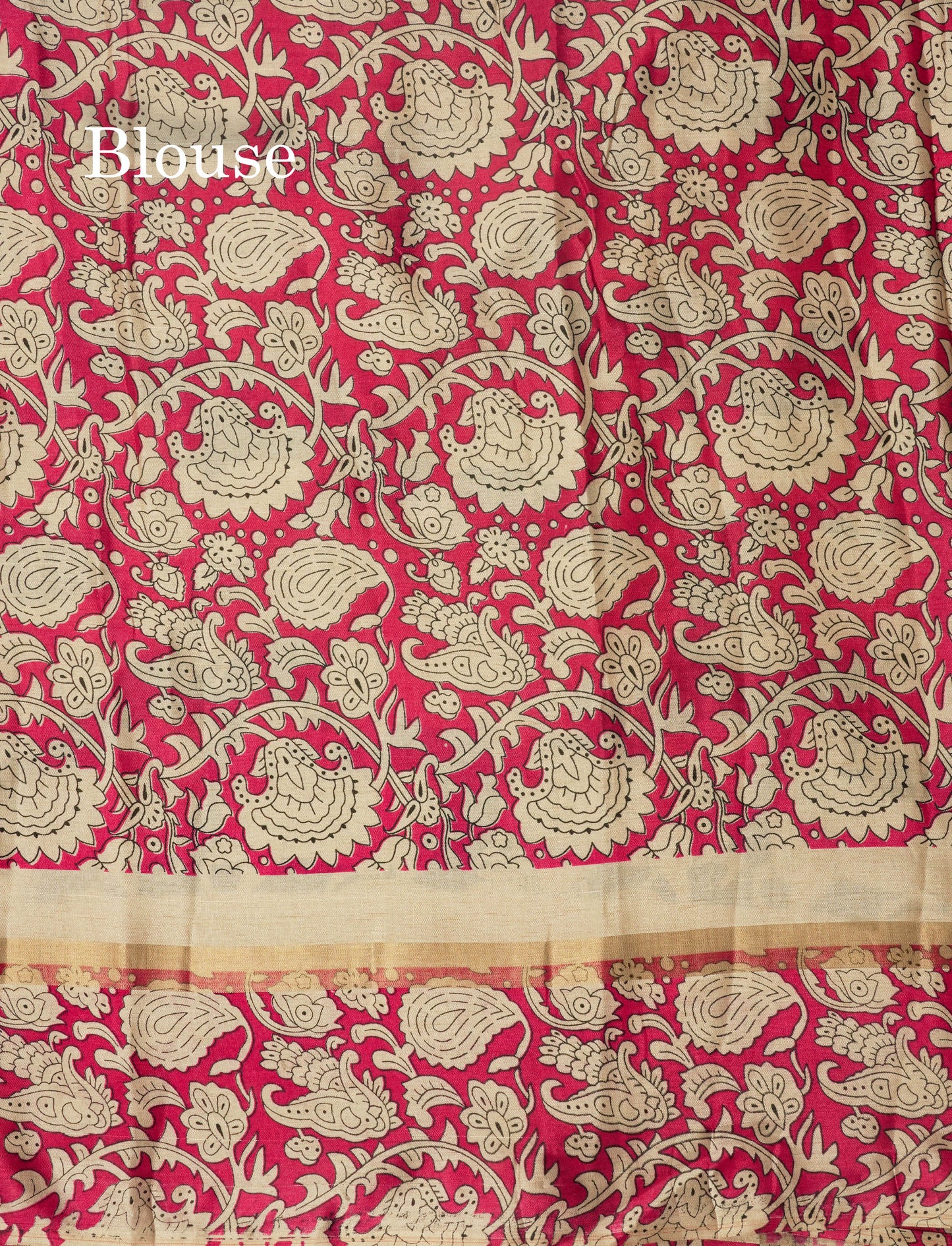 Black Chanderi Mixed Cotton Saree With Contrast Red Border