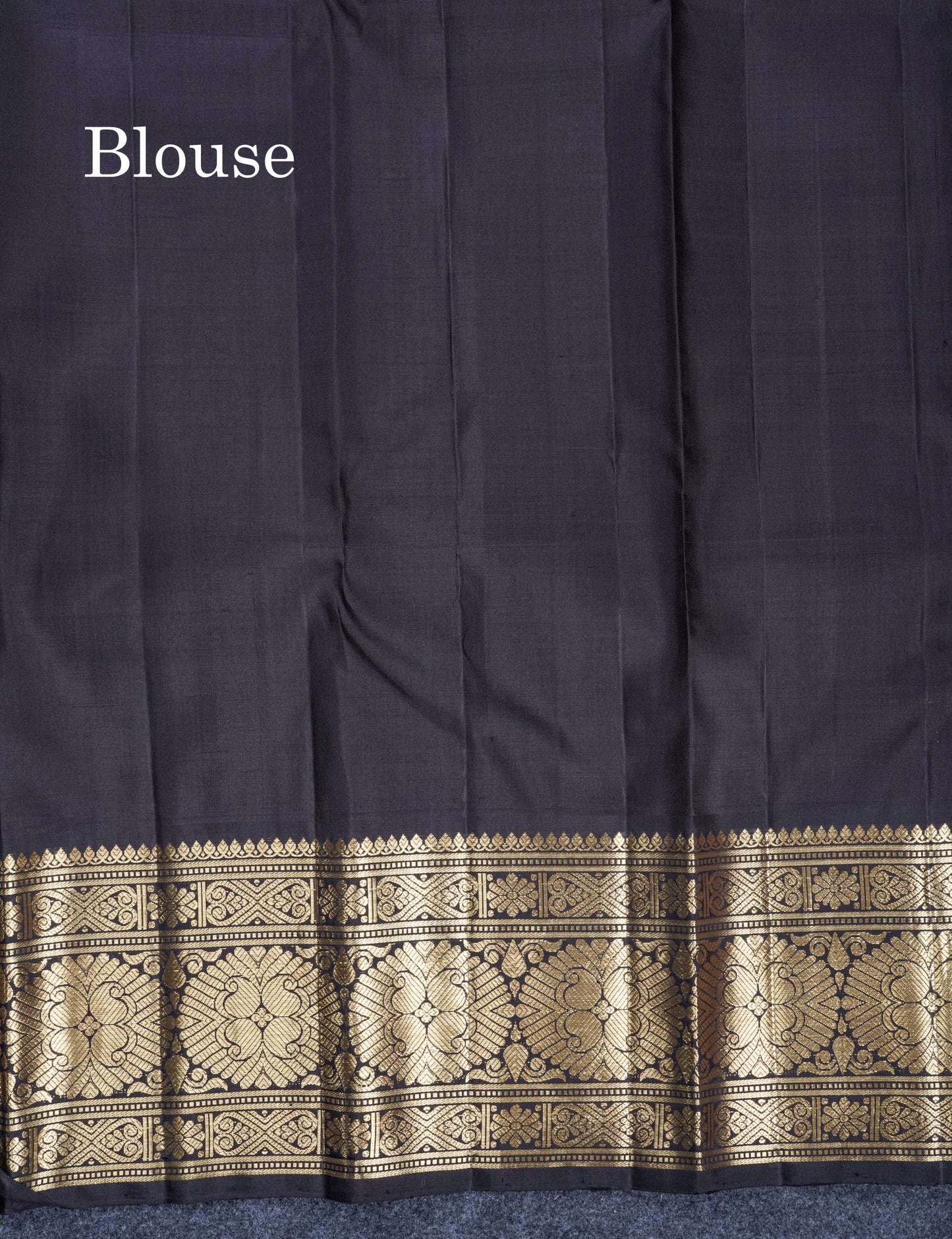 Rust Orange Pure Kanjivaram Silk Saree With Contrast Dark Brown Traditional Border
