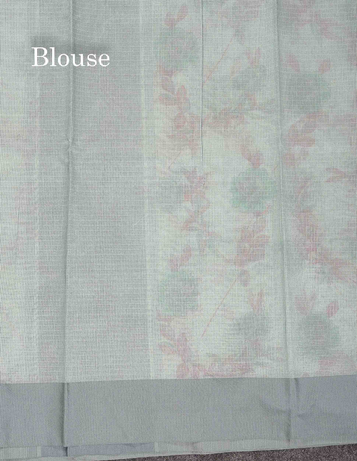 Kota Cotton Saree - Pale Mint Green Colour Body Printed With Grey Plain Border