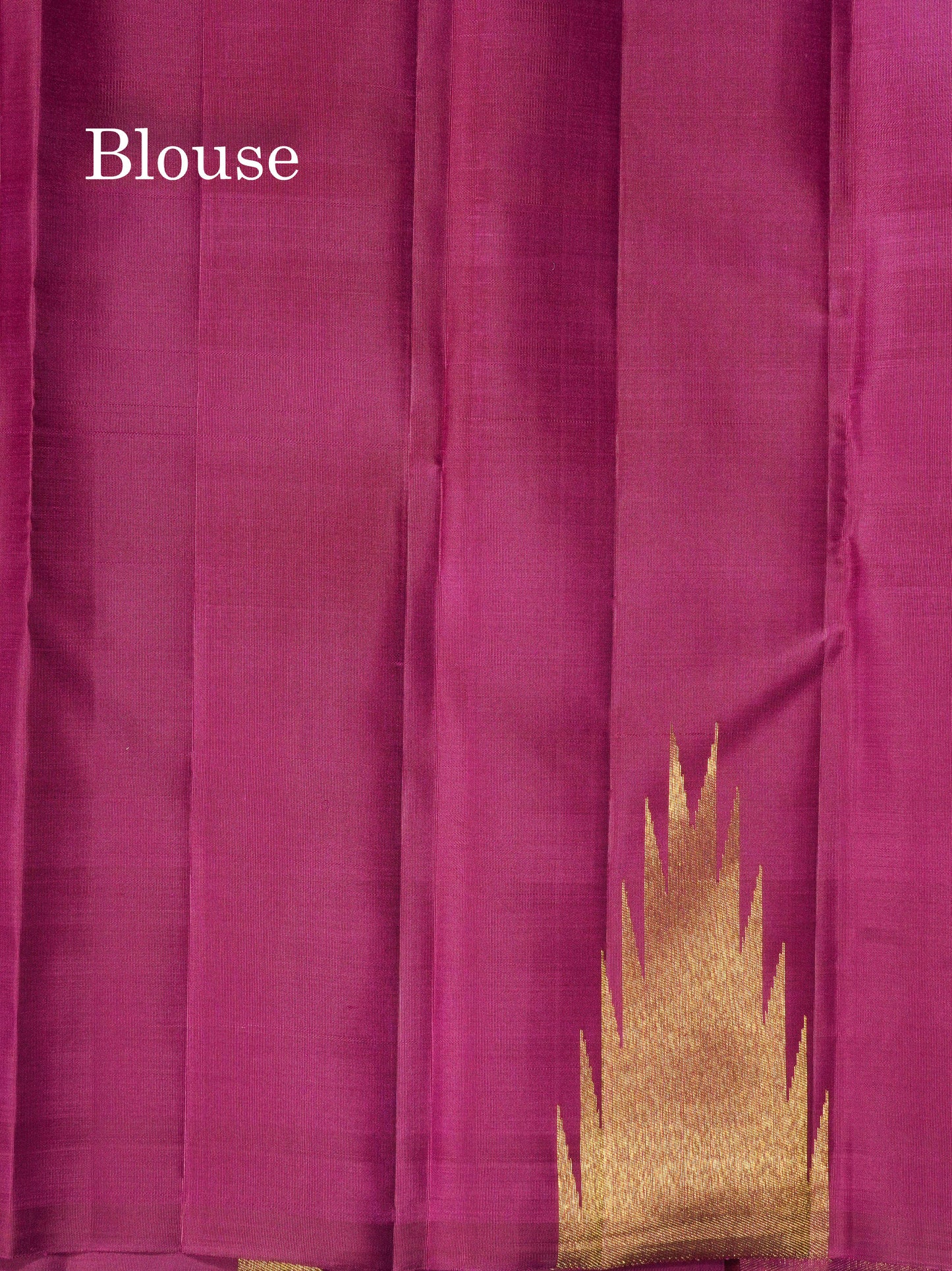 8 Kol Vadamalli Pure Kanjivaram Silk Saree with Traditional Temple Border