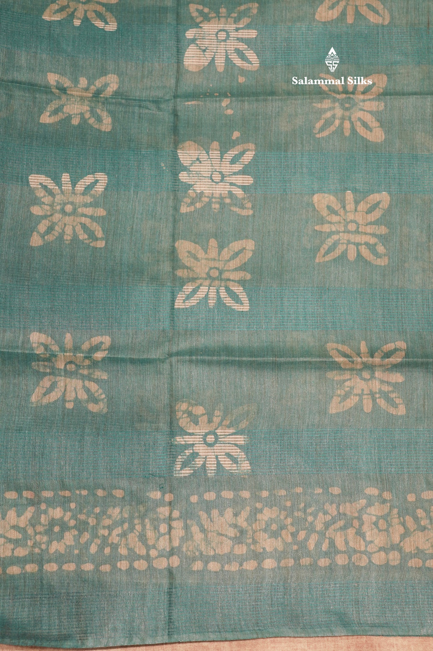 Brown Colour Printed Pure Cotton With Mustard Yellow Blouse