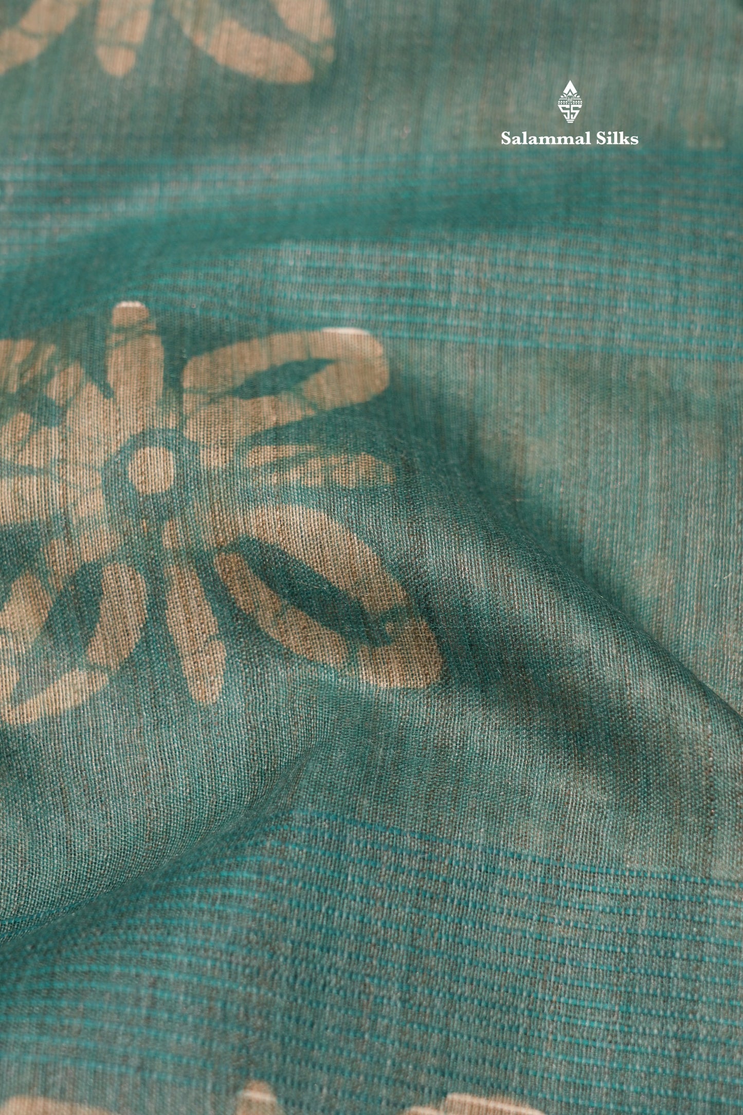 Brown Colour Printed Pure Cotton With Mustard Yellow Blouse