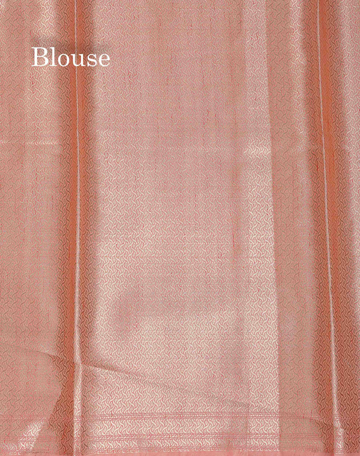 Cotton Mix Saree - Light Orange Colour Body Zari Butta With Fancy Border