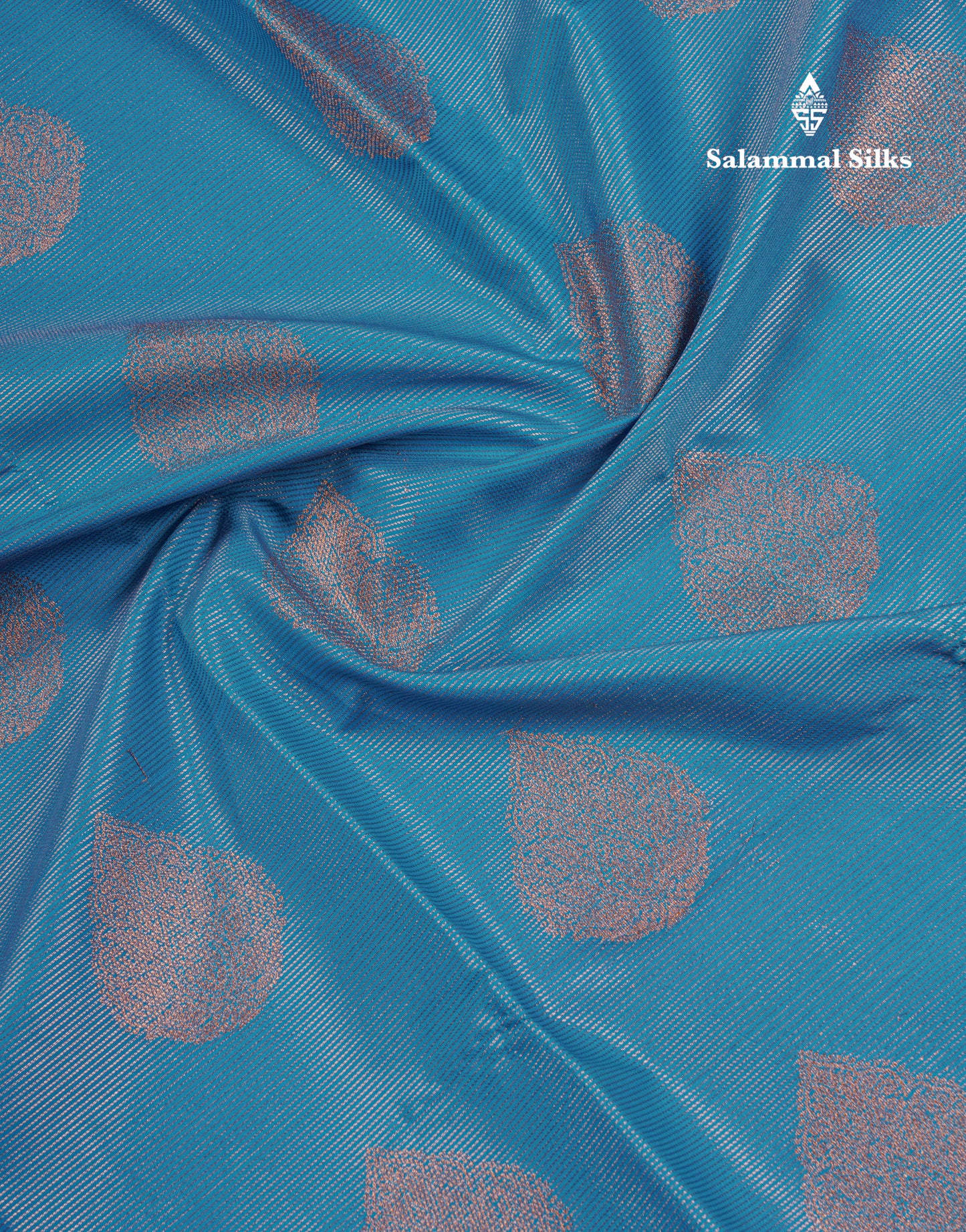Blue Vairaoosi Lines Semi Silk Saree With Contrast Pink Border