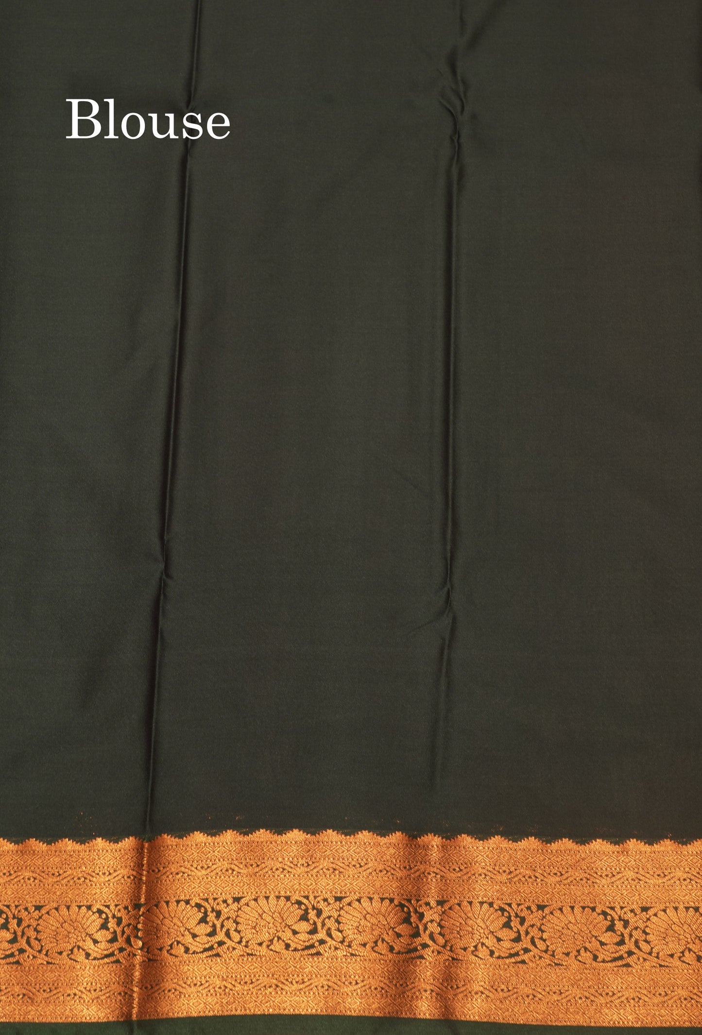 Light Chocolate Colour Semi Silk Saree With Contrast Bottle Green Border