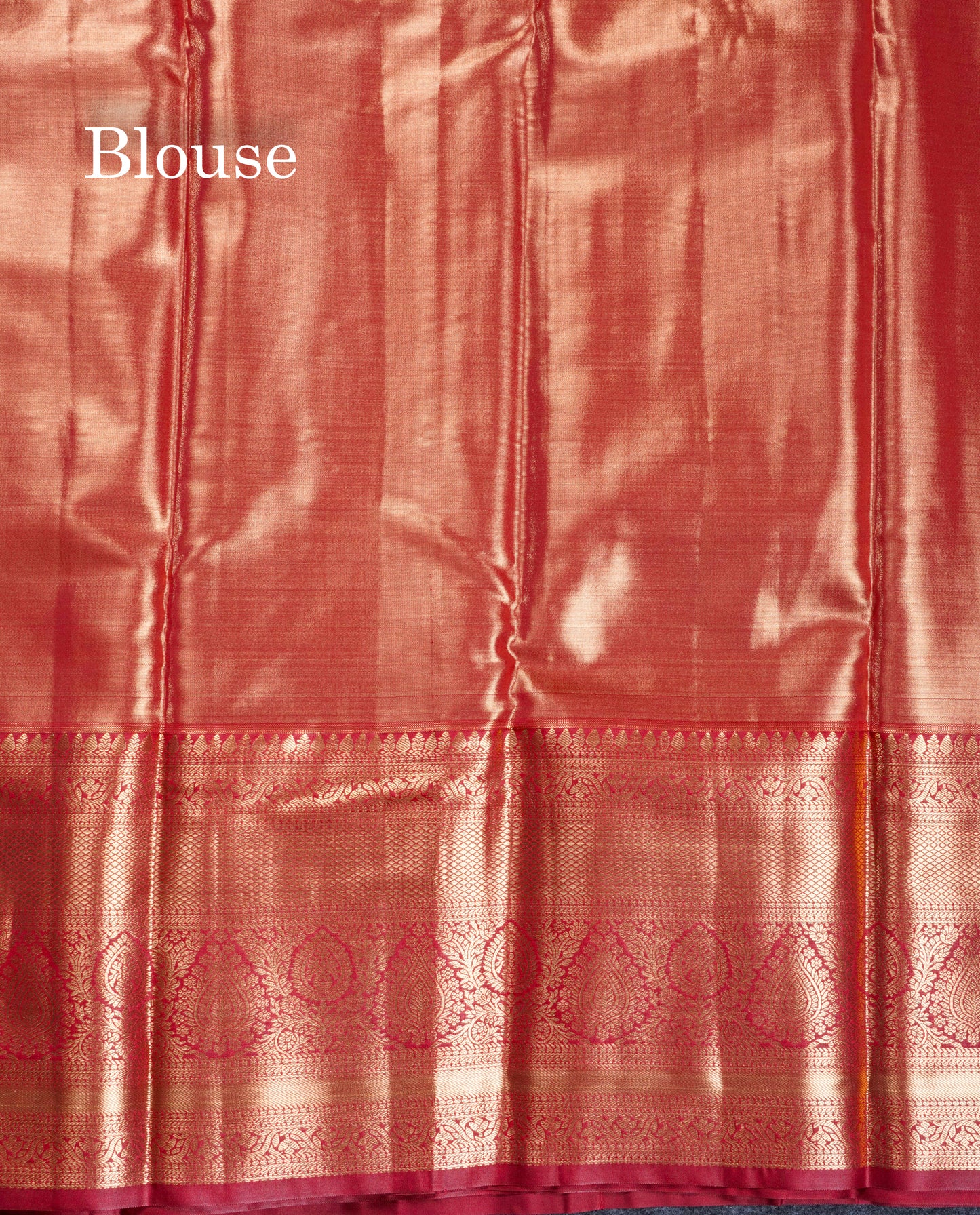 Pastel Blue Bridal Tissue Semi Silk Saree With Contrast Maroon Long Border