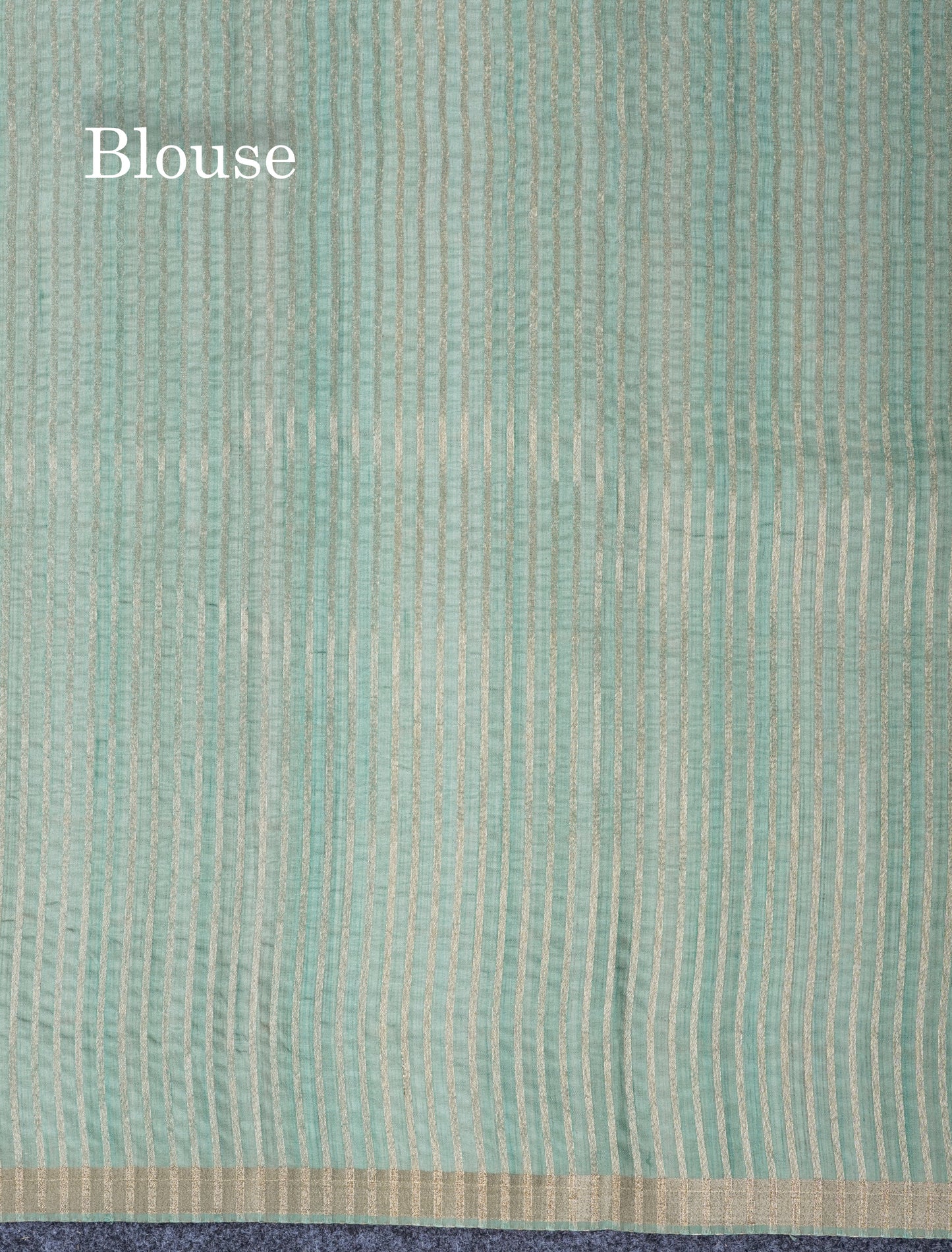 Light Pink Semi Tussar Fancy Saree With Small Ribbon Border