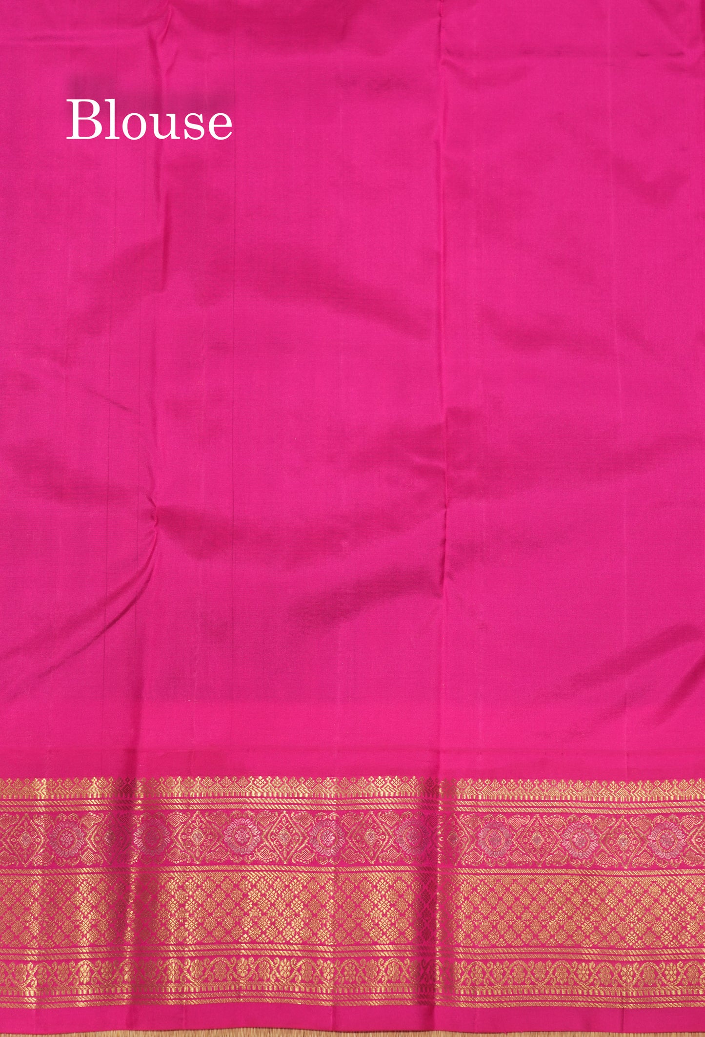 Olive Green Colour Button Butta Pure Kanjivaram Silk Saree With Contrast Pink Border