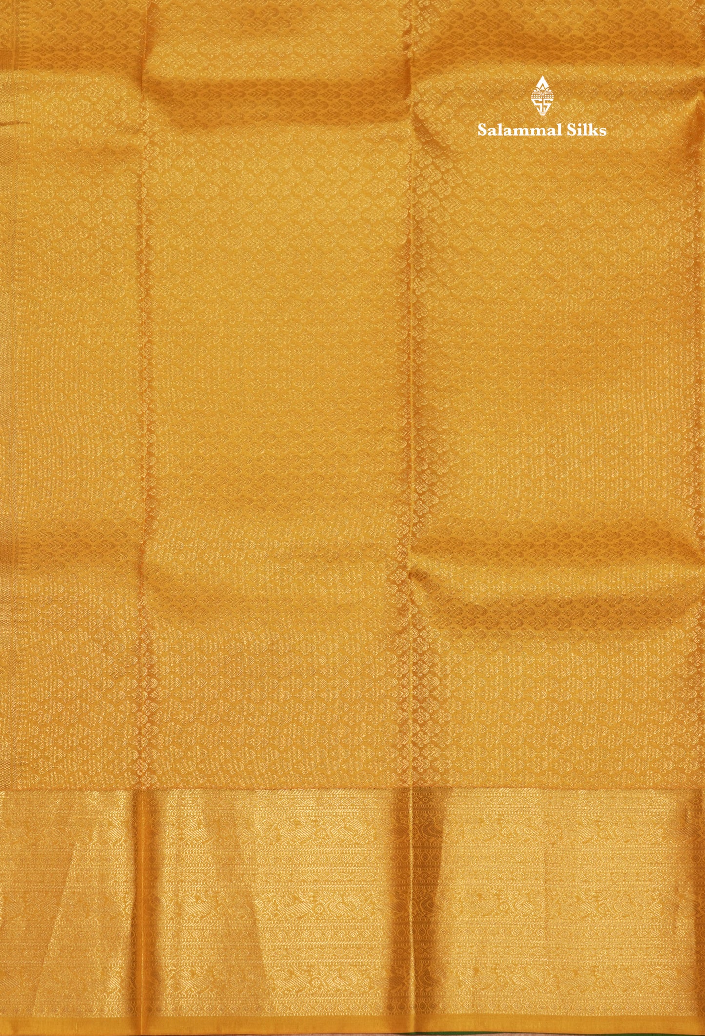 Mustard Yellow Colour Pure Kanjivaram Silk Saree With Traditional Gold Zari Border