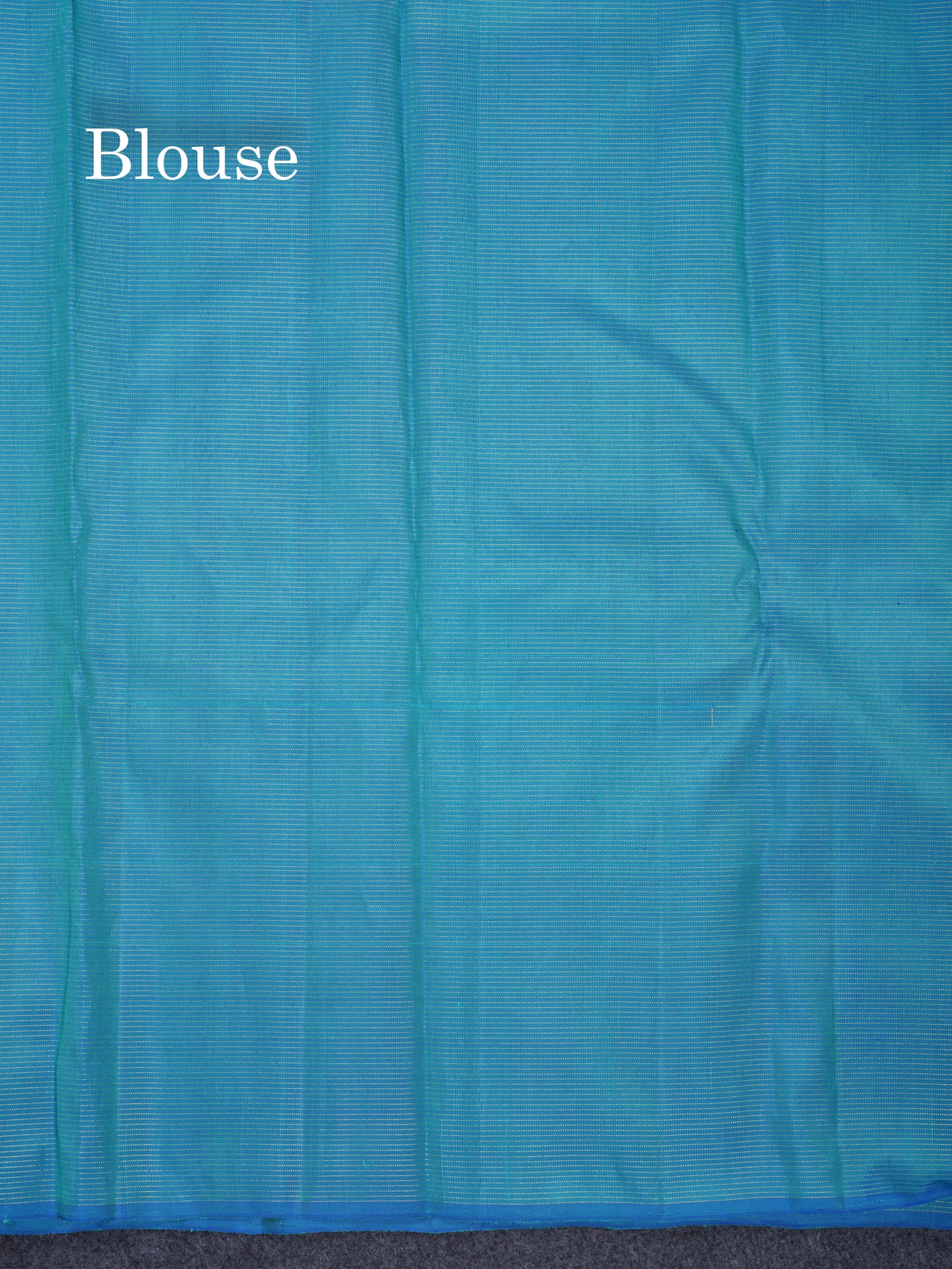 Beautiful Dual Tone Peacock Blue 8 Kol Pure Kanjivaram Silk Saree With Traditional Tissue Raising Border