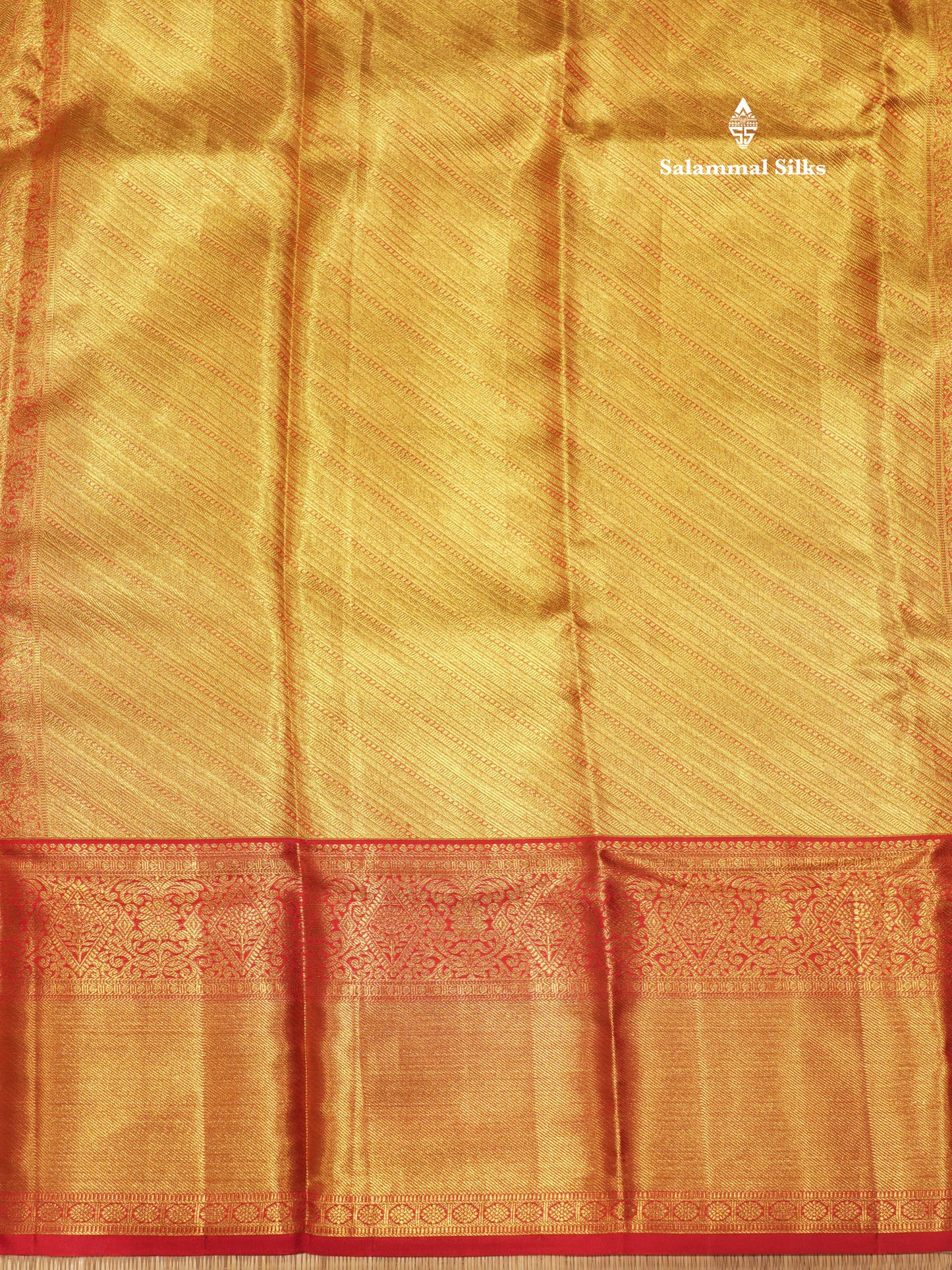 Meenakari work Light Lavender Colour Pure Kanjivaram Tissue Silk Saree With Contrast Red Border