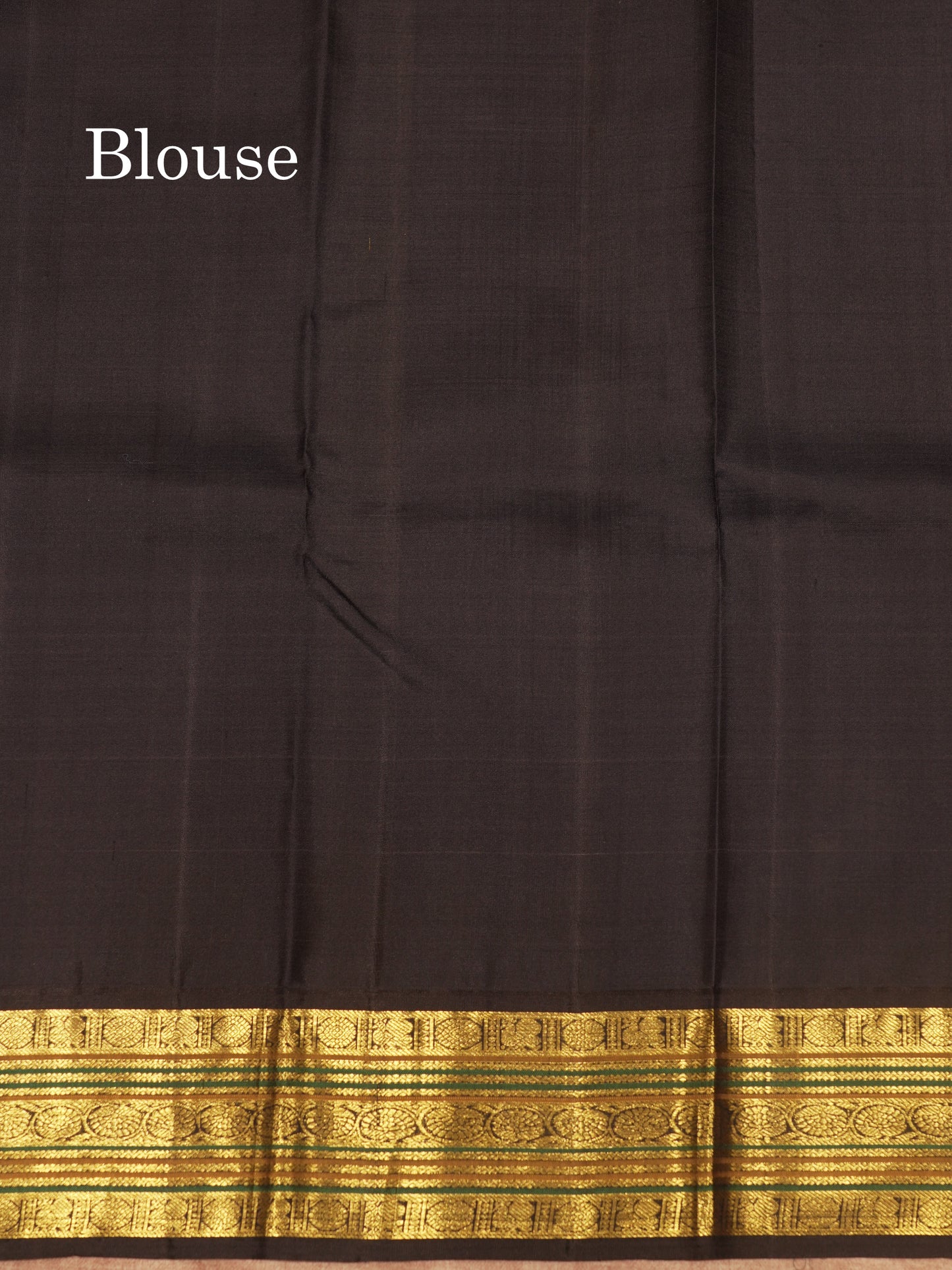 Grey Colour Traditional Pure Kanjivaram Silk Saree With Contrast Black Border