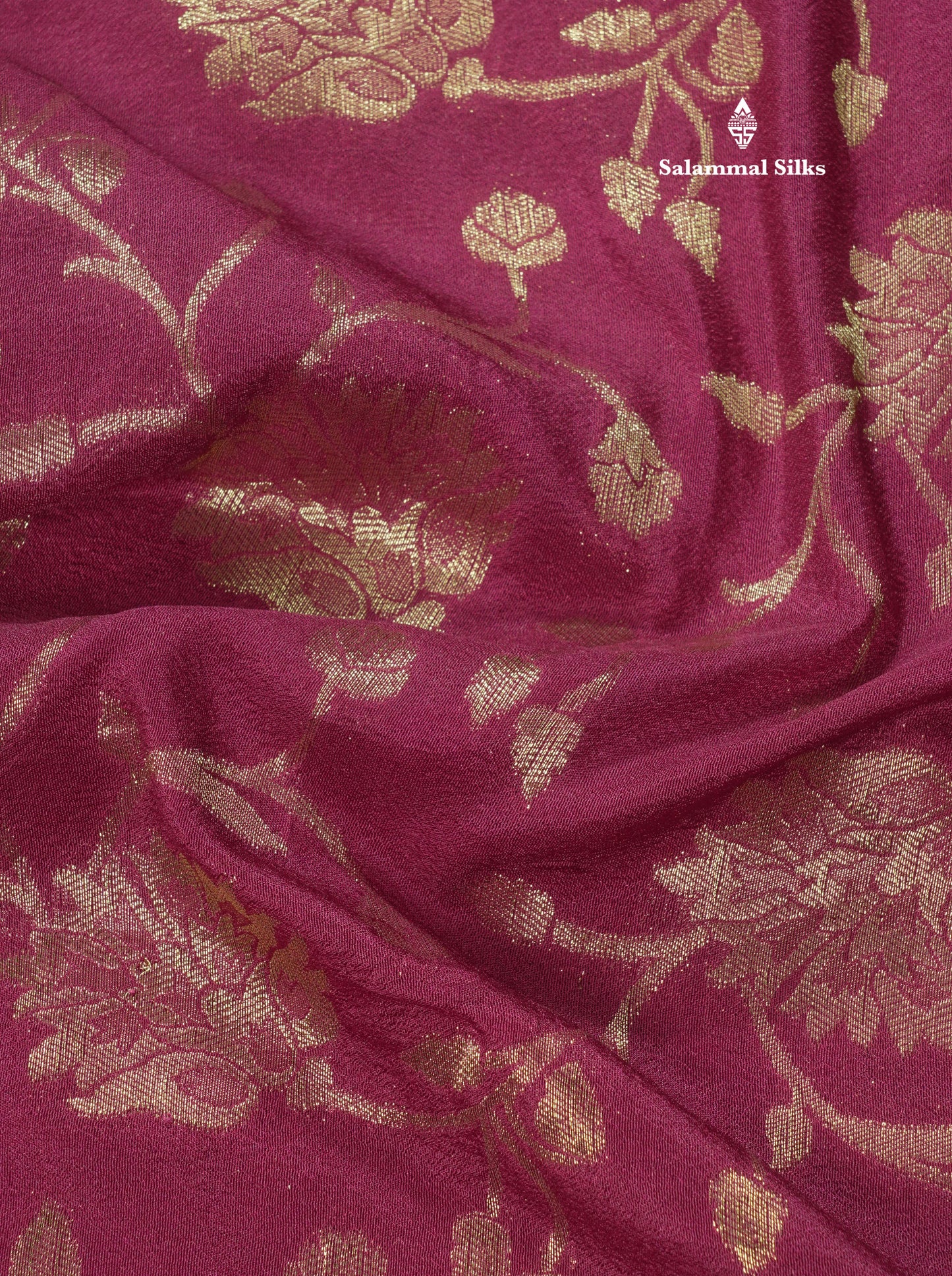 Bottle Green Semi Georgette Saree With Fancy Self Border