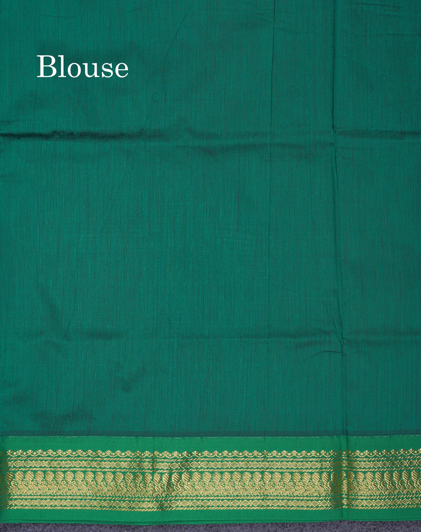 Beautiful Magenta Kalyani Cotton Saree With Contrast Saffire Green Blouse