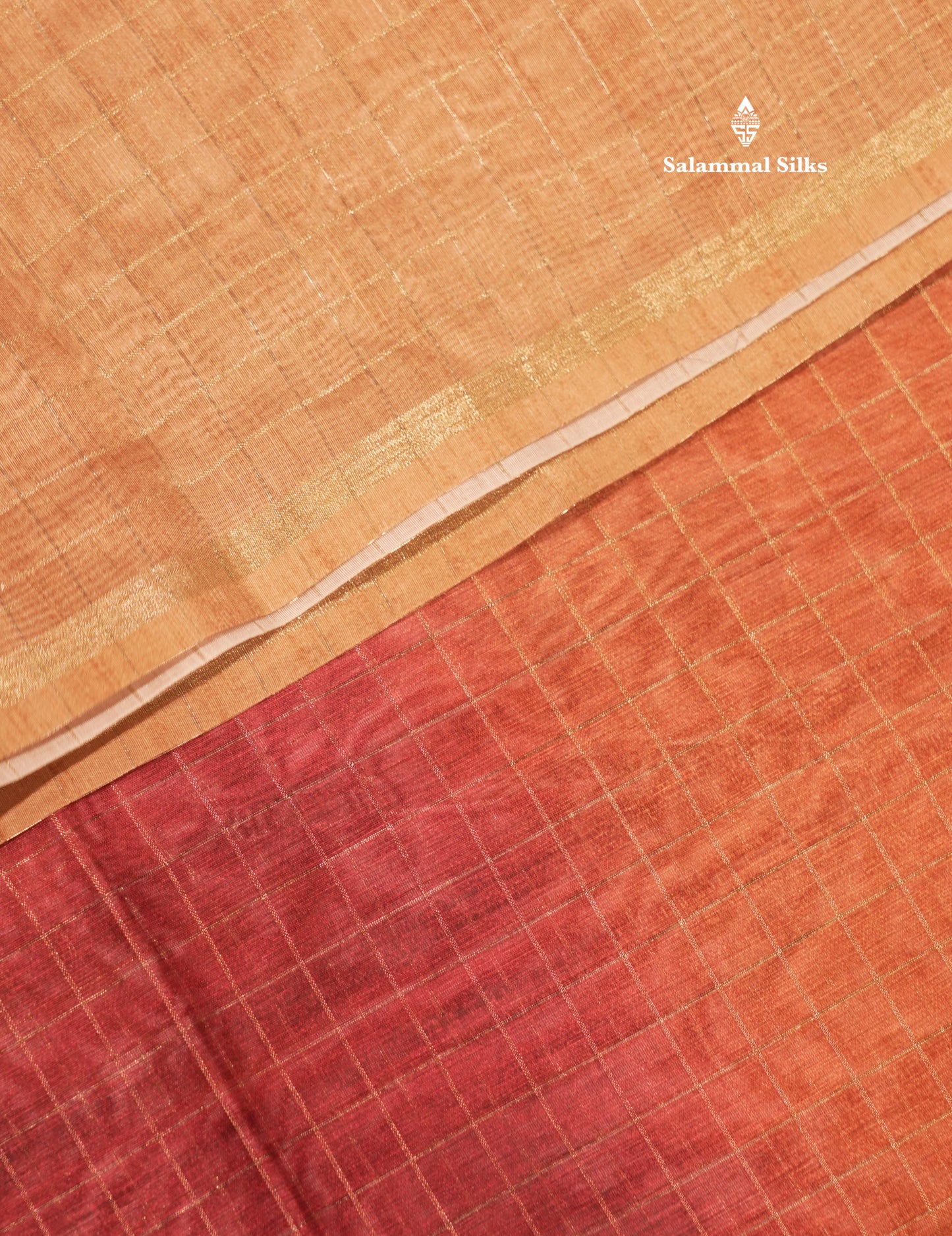 Fancy Cotton Mix Saree MultiColour Body Checks With Floral Kalamkari Blouse