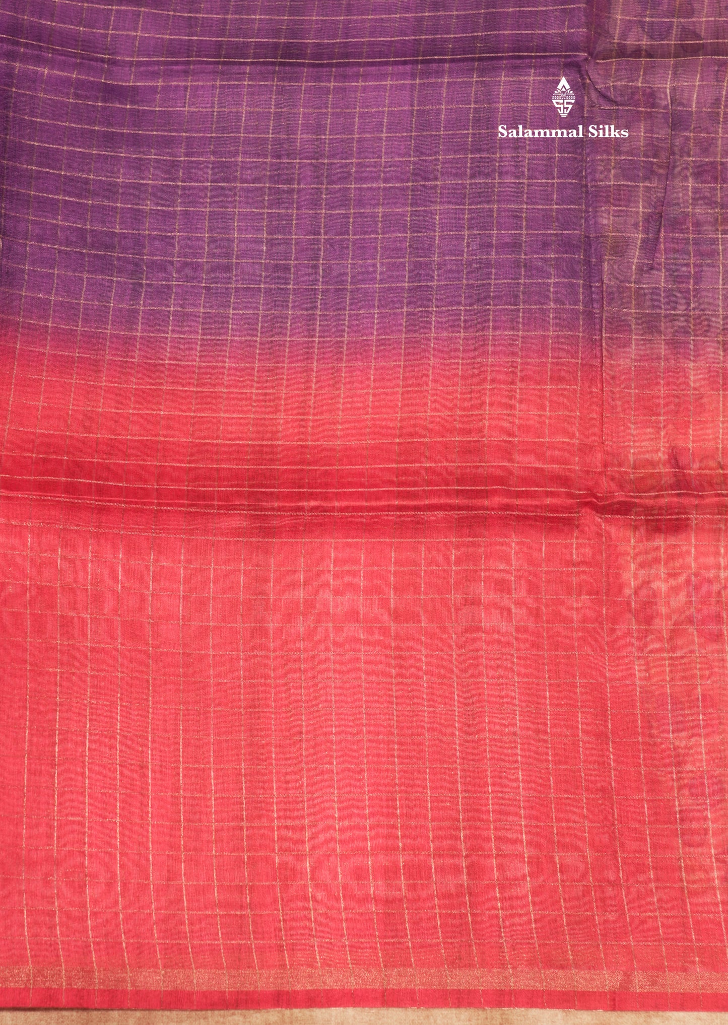 Fancy Cotton Mix Saree MultiColour Body Checks With Floral Kalamkari Blouse