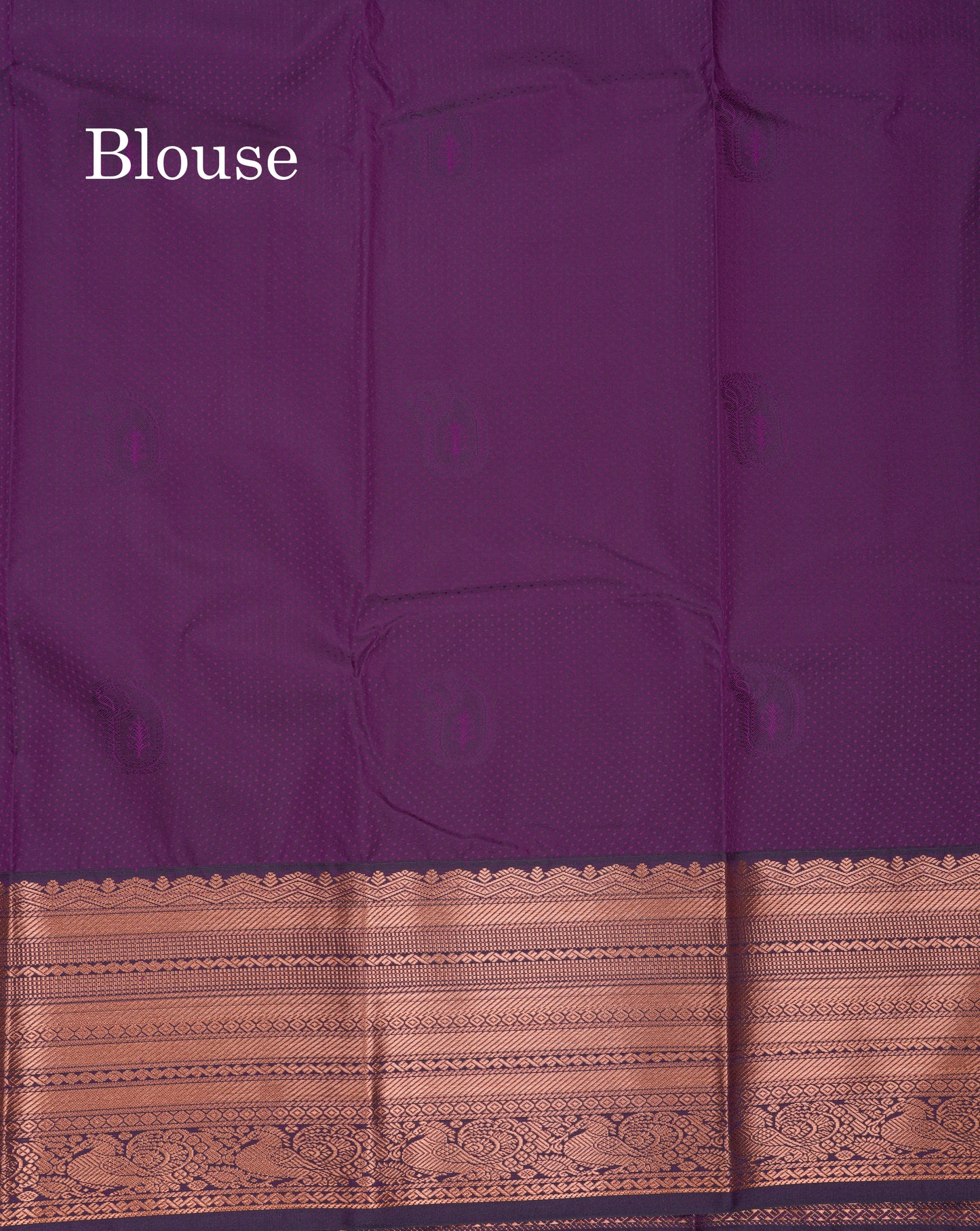 Beautiful Peach Semi Silk Saree With Contrast Dark Violet Traditional Evening Morning Border