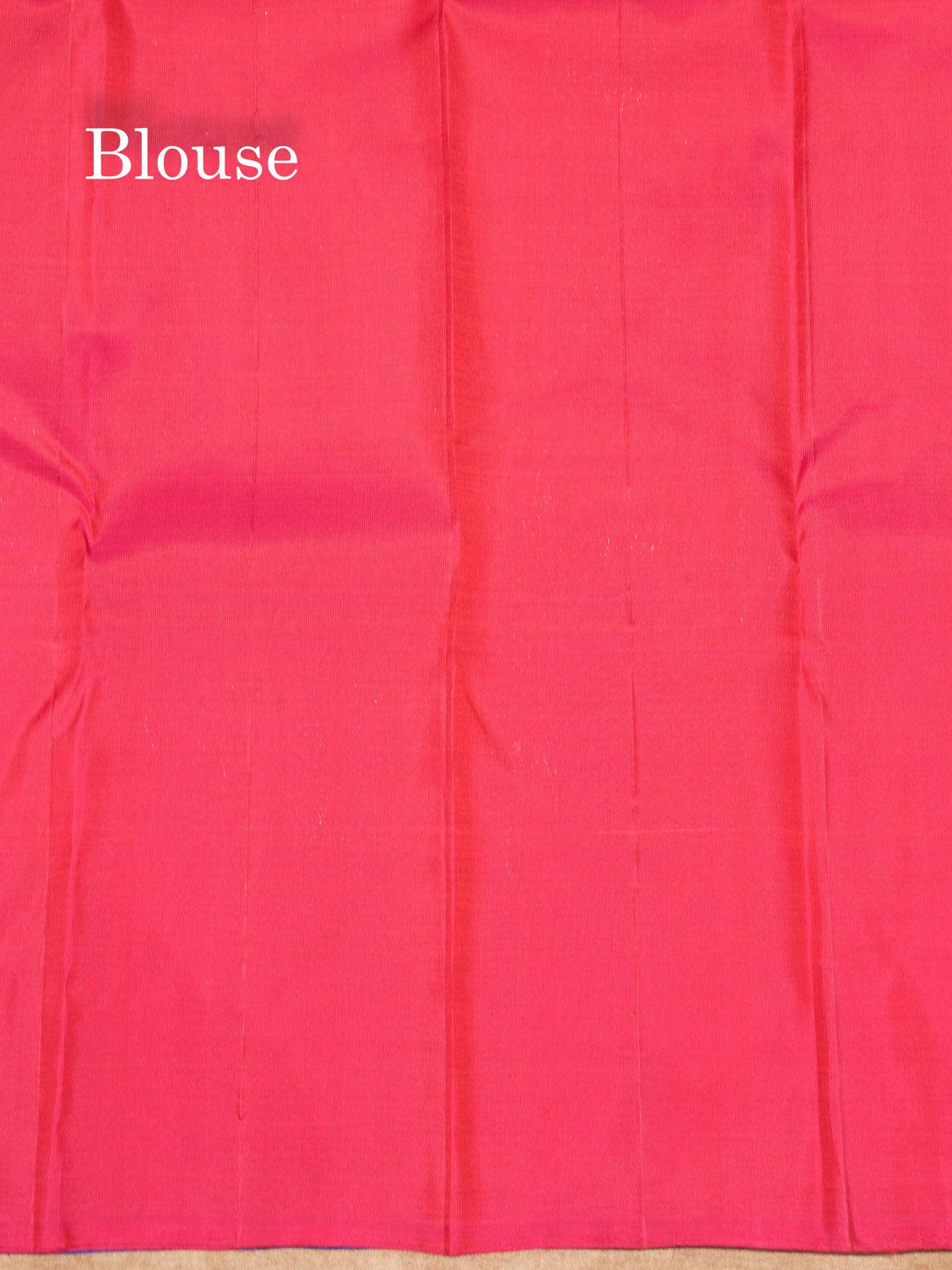 Blue Colour Pure Kanjivaram Silk Saree With Pink Blouse