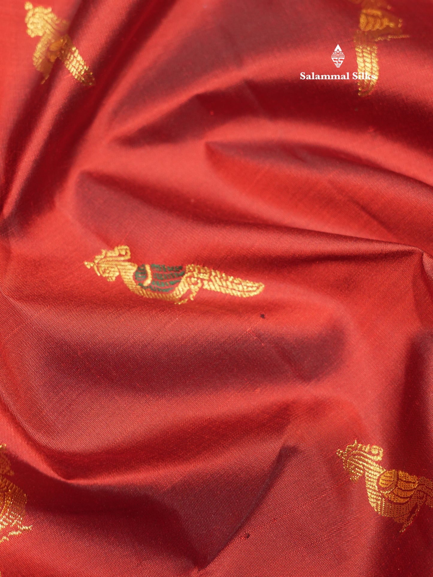 Maroon Colour Pure Kanjivaram Silk Saree With Contrast Mustard Yellow Small Border
