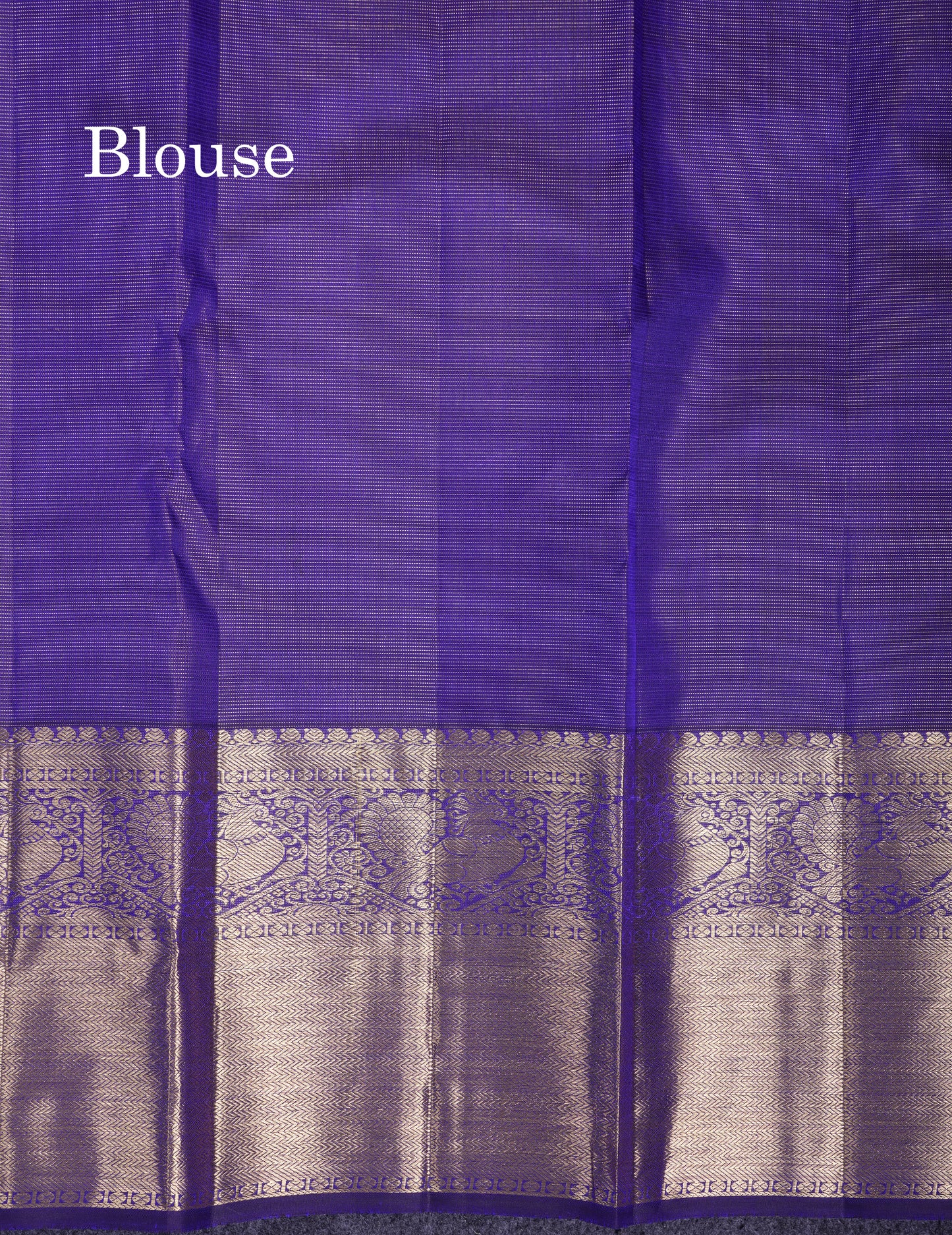 Beautiful Violet Vaira Oosi Mayil & Chakaram Buttas Pure Kanjivaram Silk Saree With Traditional Evening Morning Border
