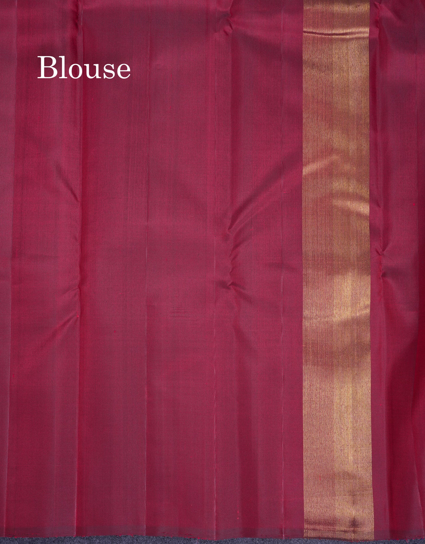 Beautiful Dual Tone Navy Blue 8Kol Pure Kanjivaram Silk Saree With Traditional Temple Border