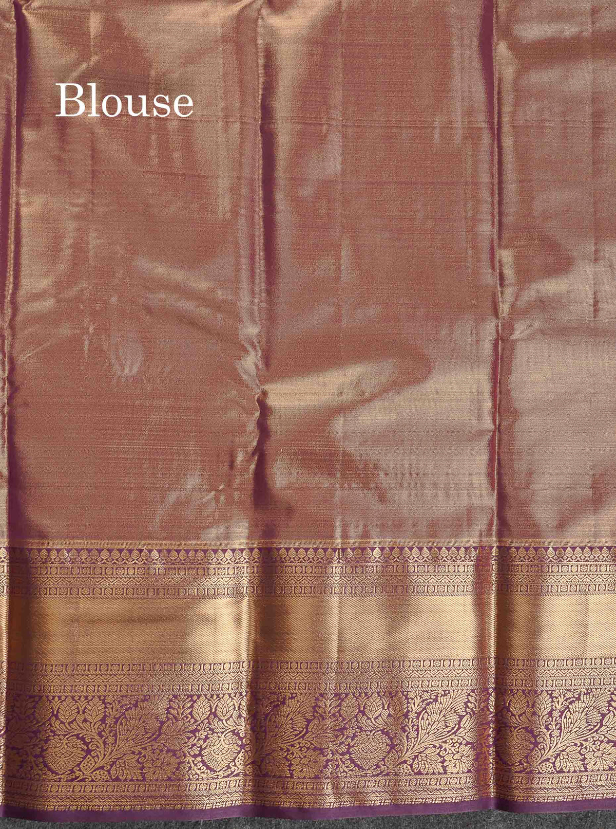 Tissue Bridal Semi Silk Saree - Green Colour Body With Contrast Dark Purple Border