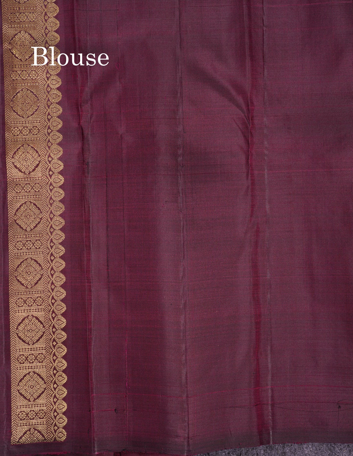 Beautiful Dark Maroon Fancy Pure Kanjivaram Silk Saree With Blouse