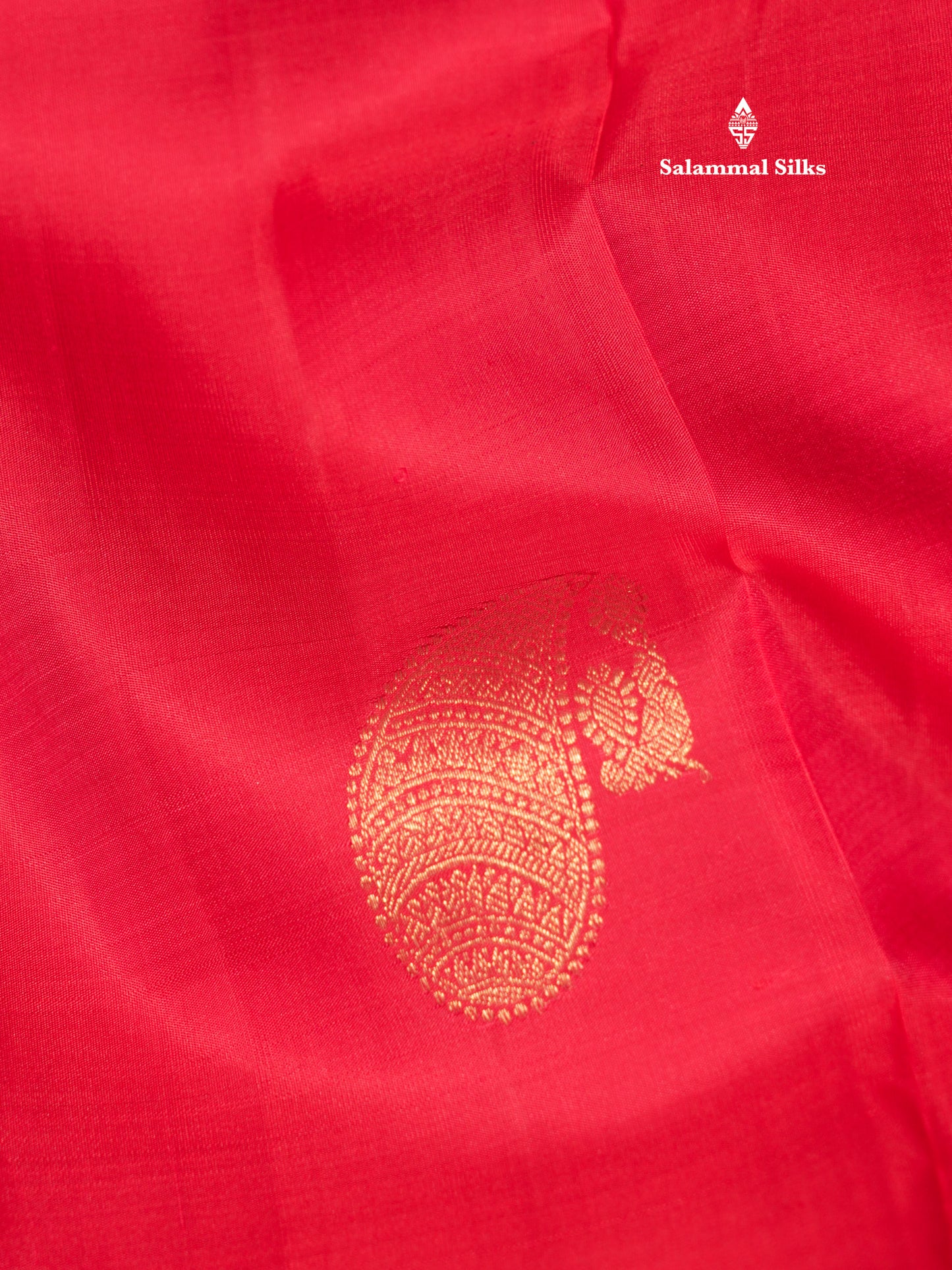 Kanjivaram Beautiful Red Pure Silk Saree With Pista Green Blouse