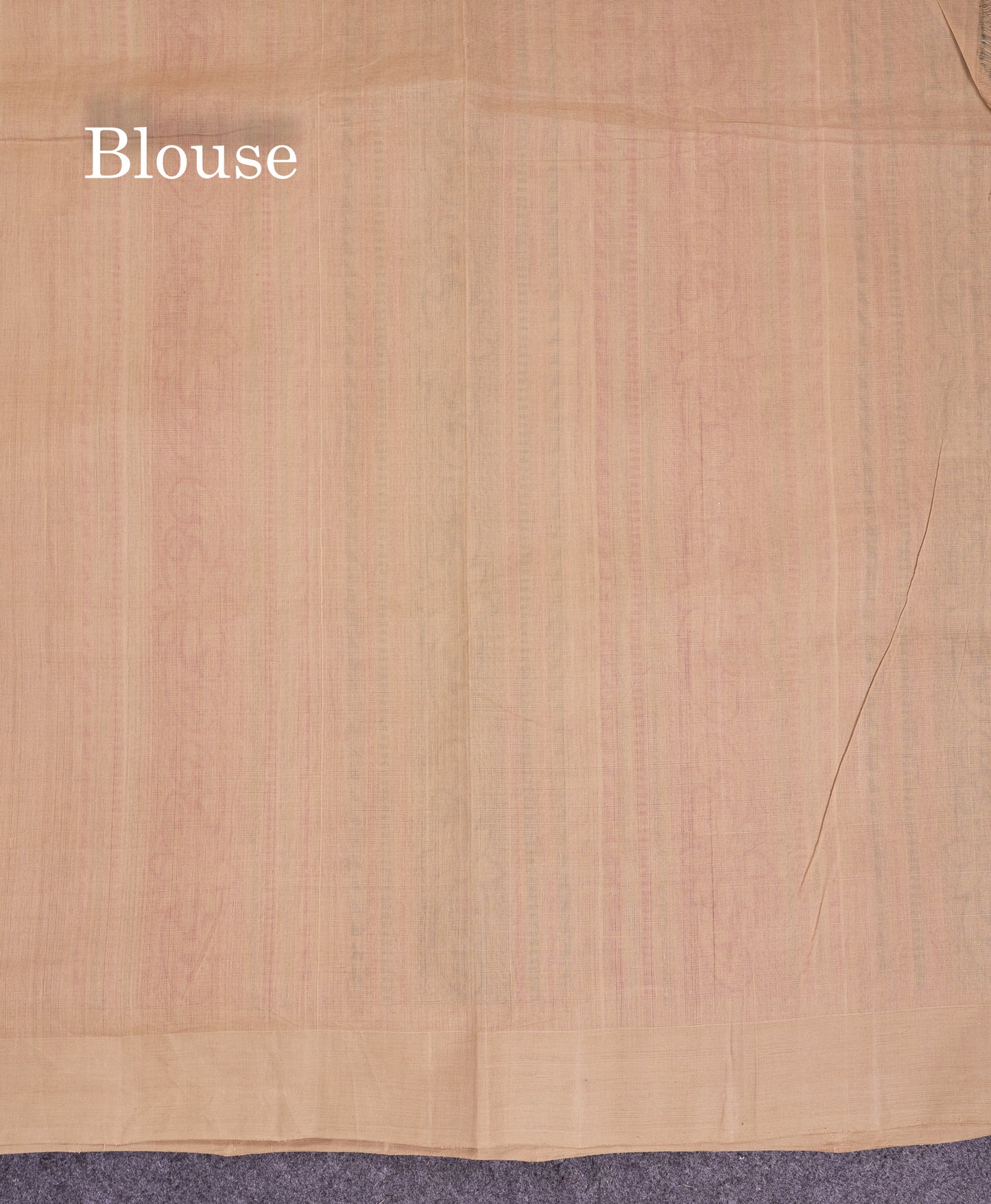 Beautiful Redish Maroon Thread Work Butta Handloom Pure Cotton Saree With Contrast Sandal Blouse