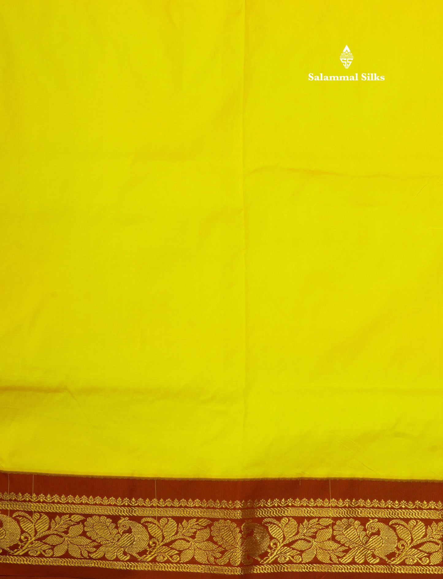 11 Yards Semi Silk Saree Green with Contrast Pink Border
