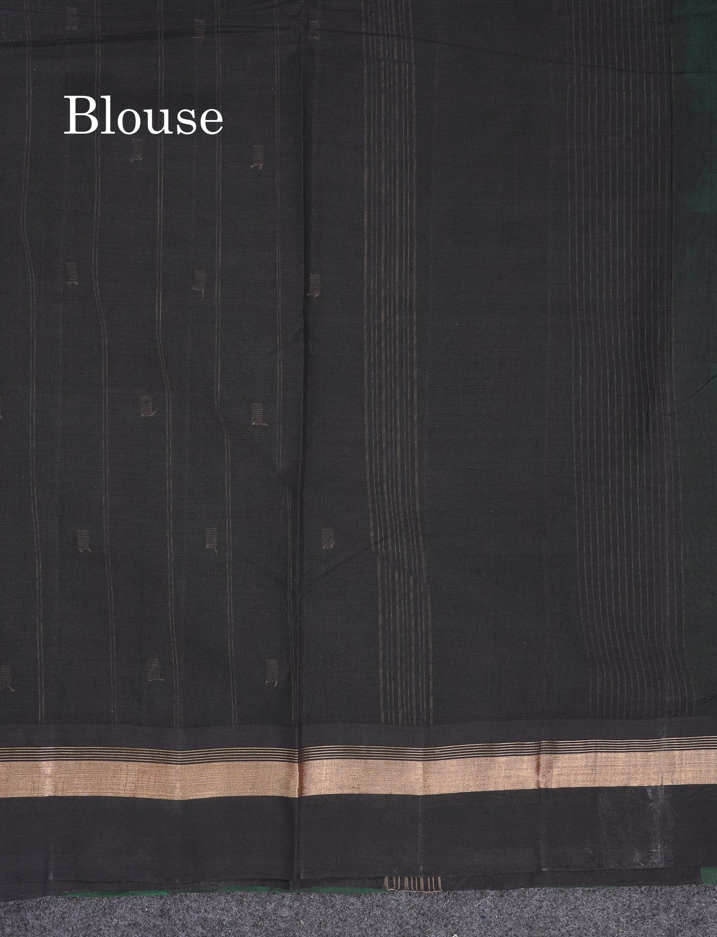 Beautiful Dark Purple Thread Work Butta Handloom Pure Cotton Saree With Contrast Mustard Yellow Blouse