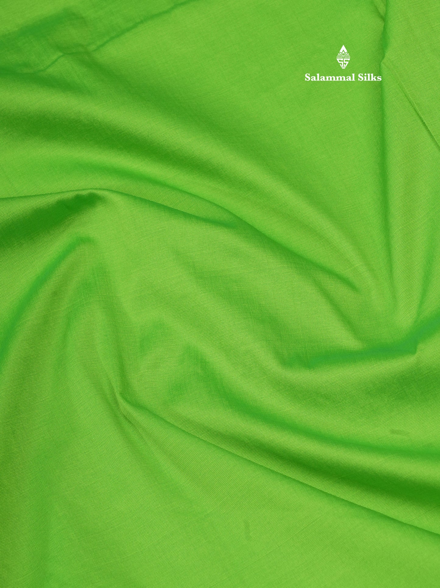 11 Yards Semi Silk Saree Green with Contrast Pink Border