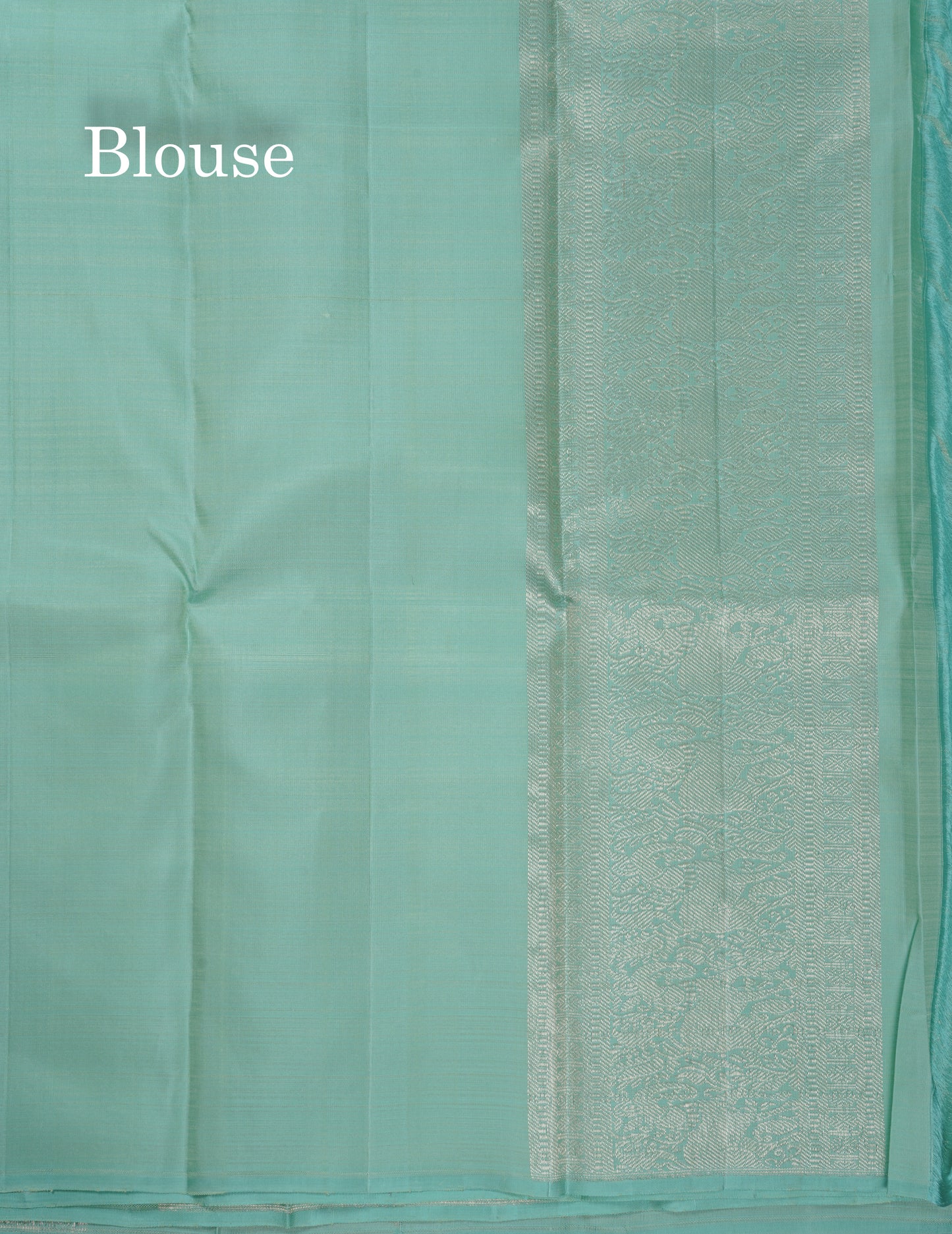 Beautiful Rexona Green Fancy Pure Kanjivaram Silk Saree With Blouse