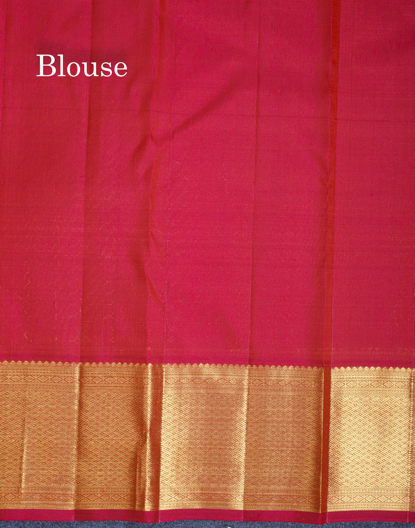 Reddish Maroon Menakari Work Bridal Pure Kanjivaram Silk Saree With Traditional Border