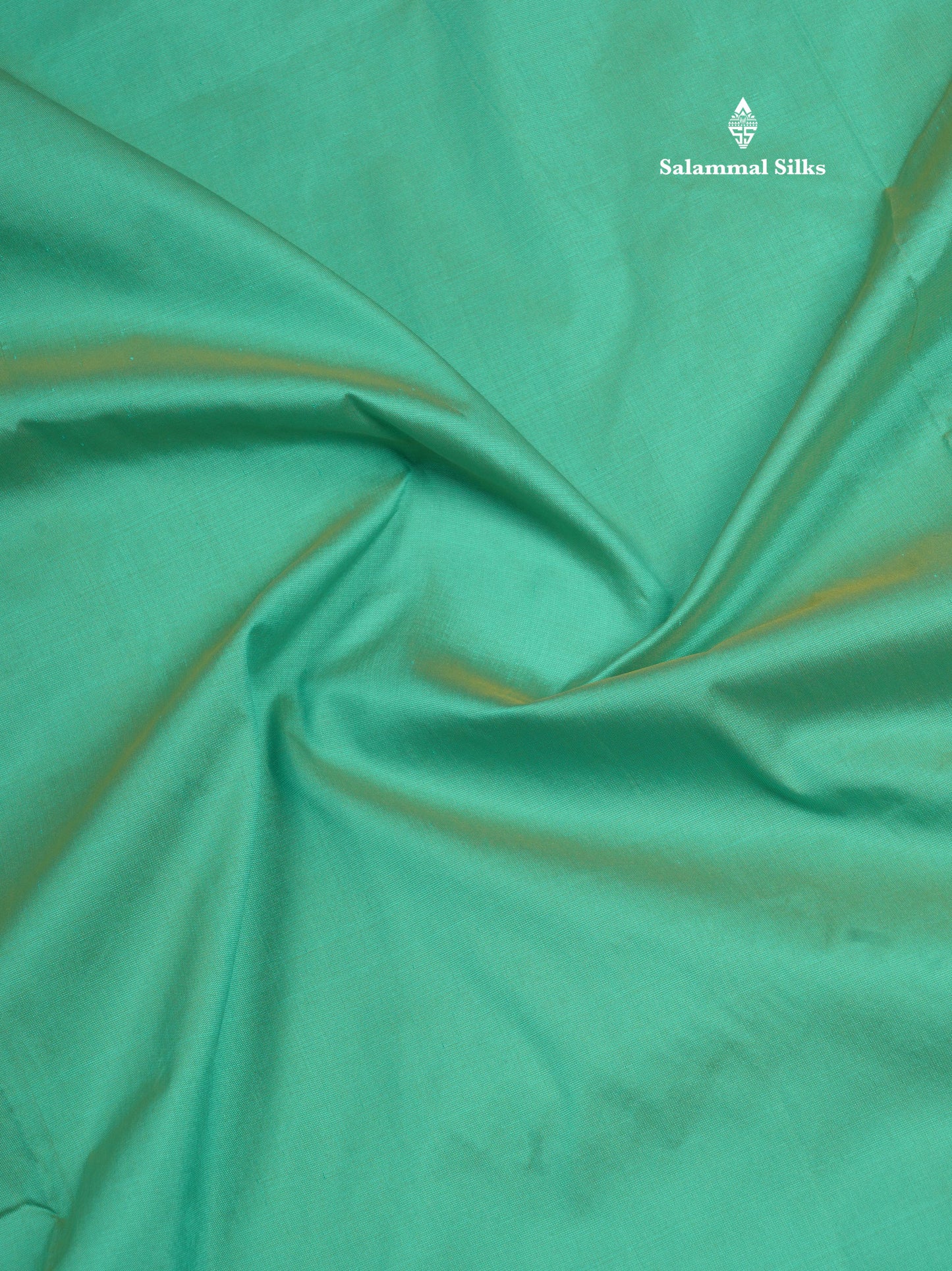 11 Yards Semi Silk Saree Green with Contrast Pink Border