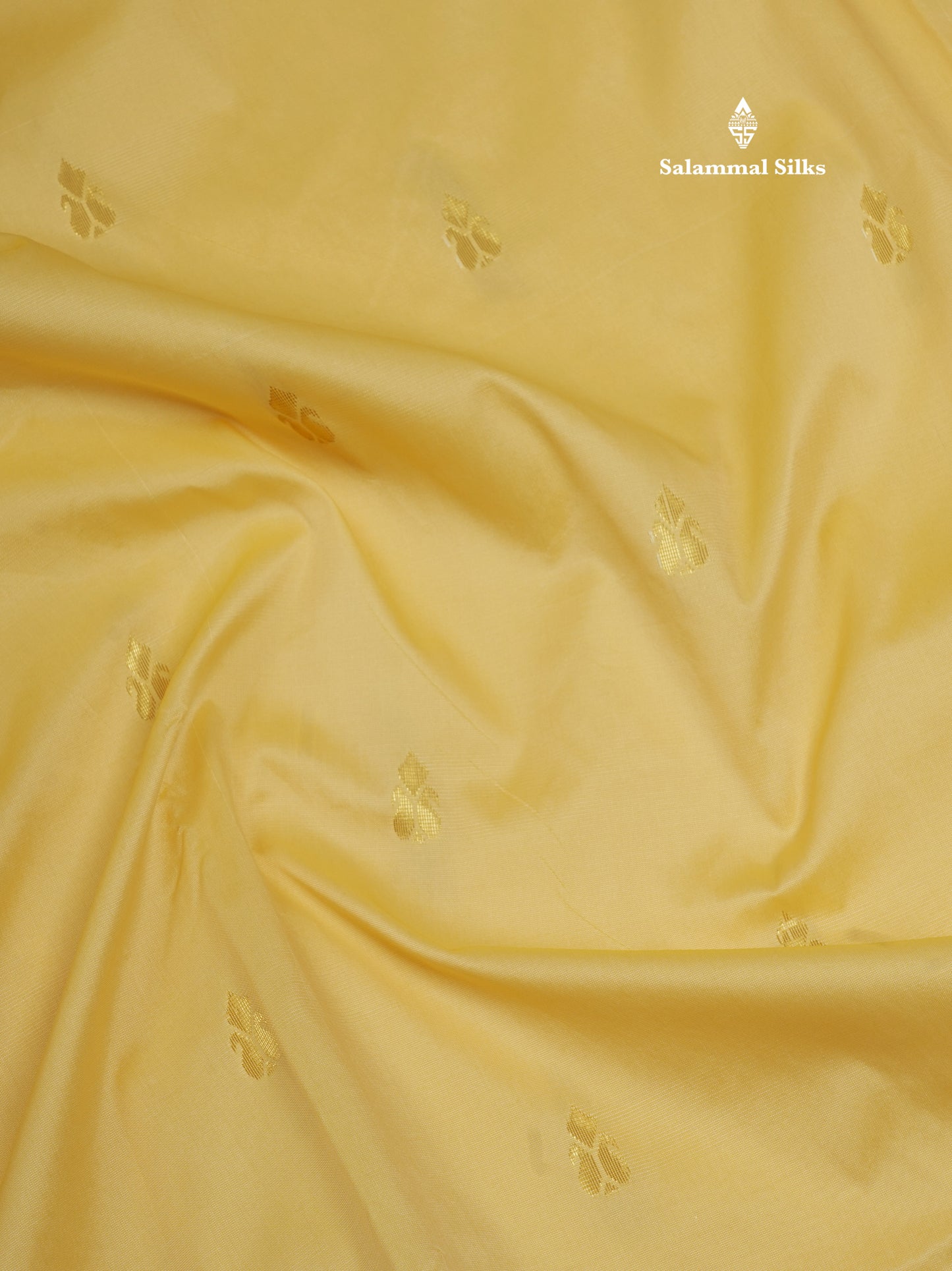 11 Yards Semi Silk Saree Mango Yellow with Contrast Maroon Border