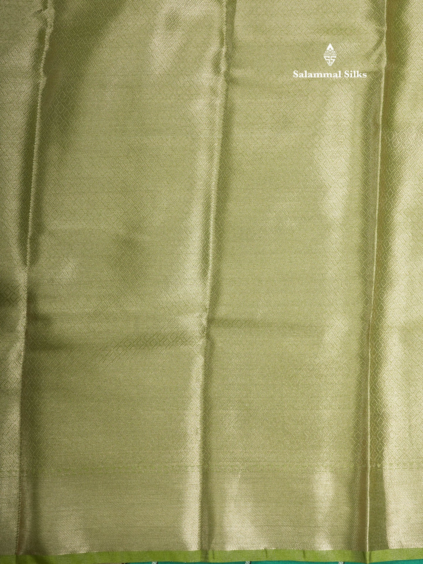 Beautiful Parrot Green Grand Tissue Banaras Fancy Saree With Self Border