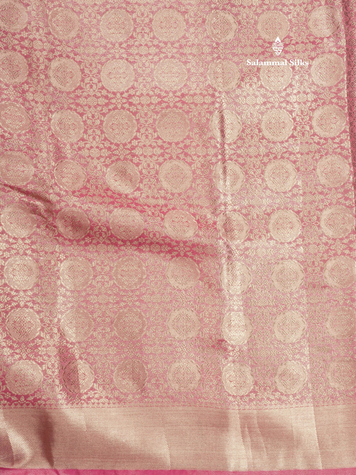Beautiful Parrot Green Grand Tissue Banaras Fancy Saree With Self Border