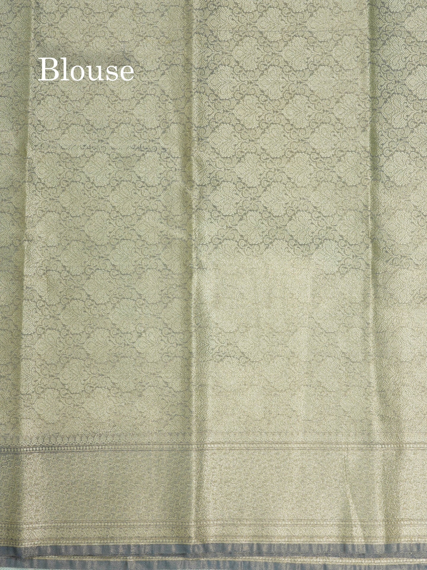 Blue Shade Plain Tissue Saree With Fancy Border