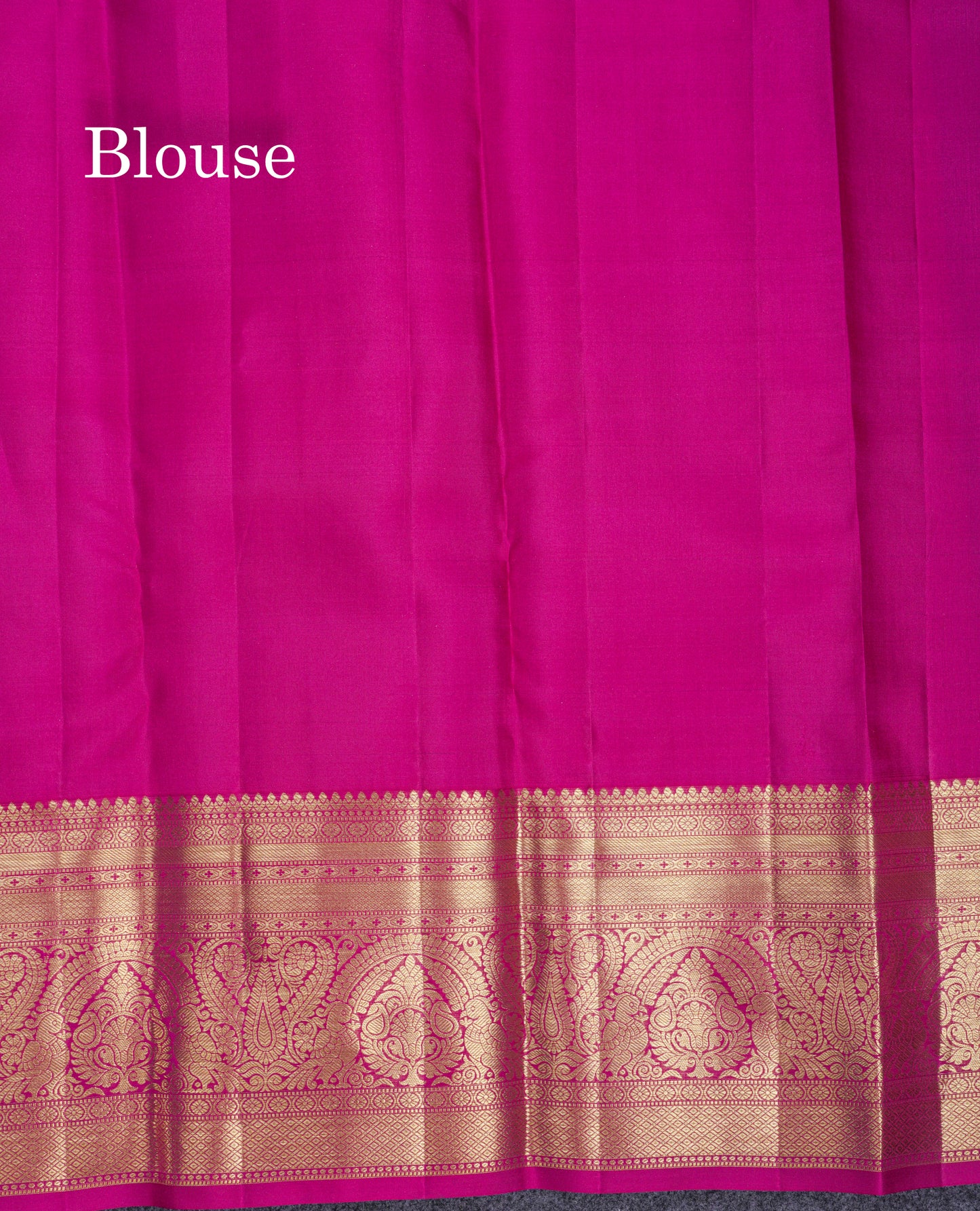 Beautiful Bottle Green Bridal Pure Kanjivaram Silk Saree With Contrast Magenta Traditional Border