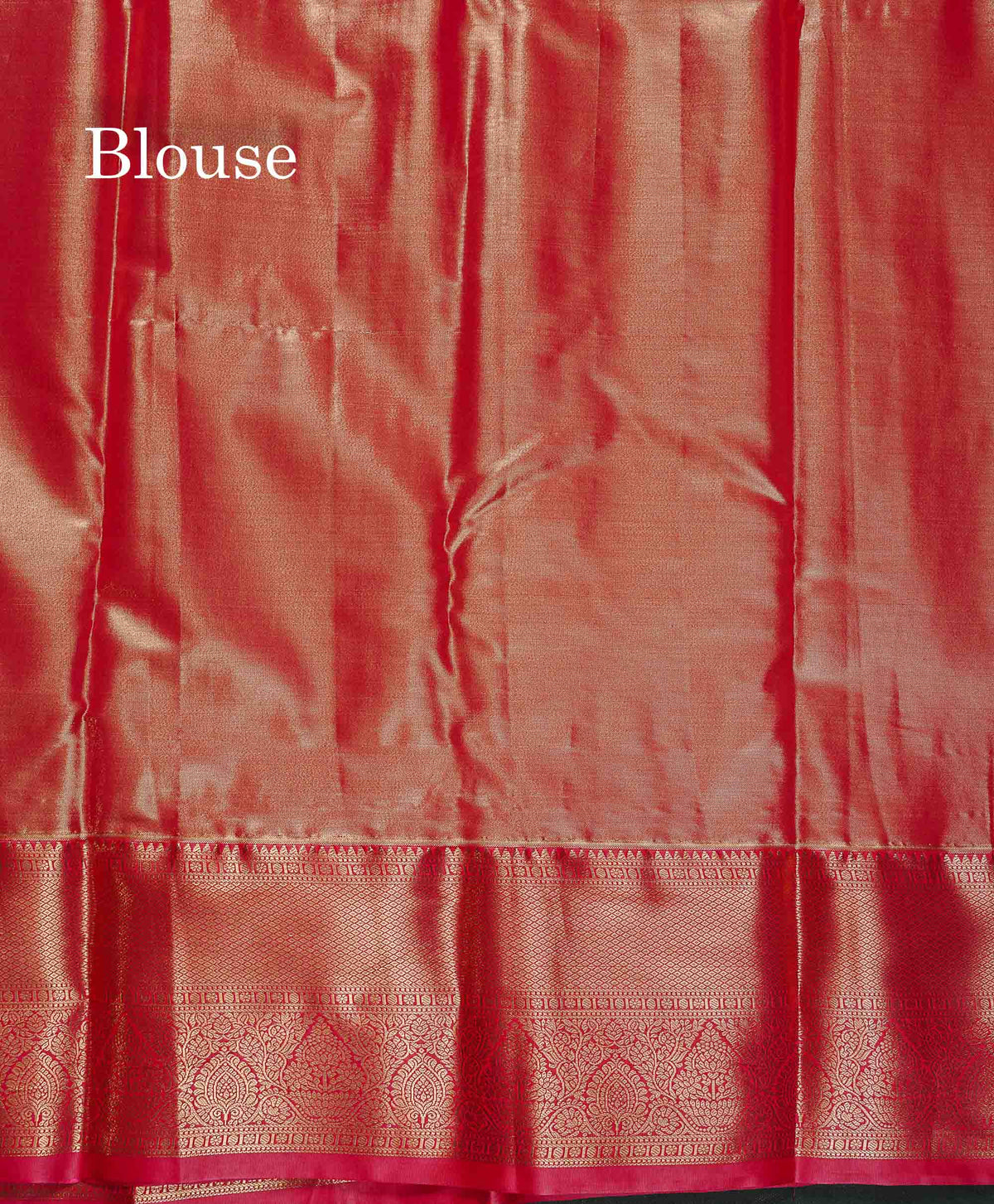 Tissue Bridal Semi Silk Saree - Green Colour Body With Contrast Redish Pink Border