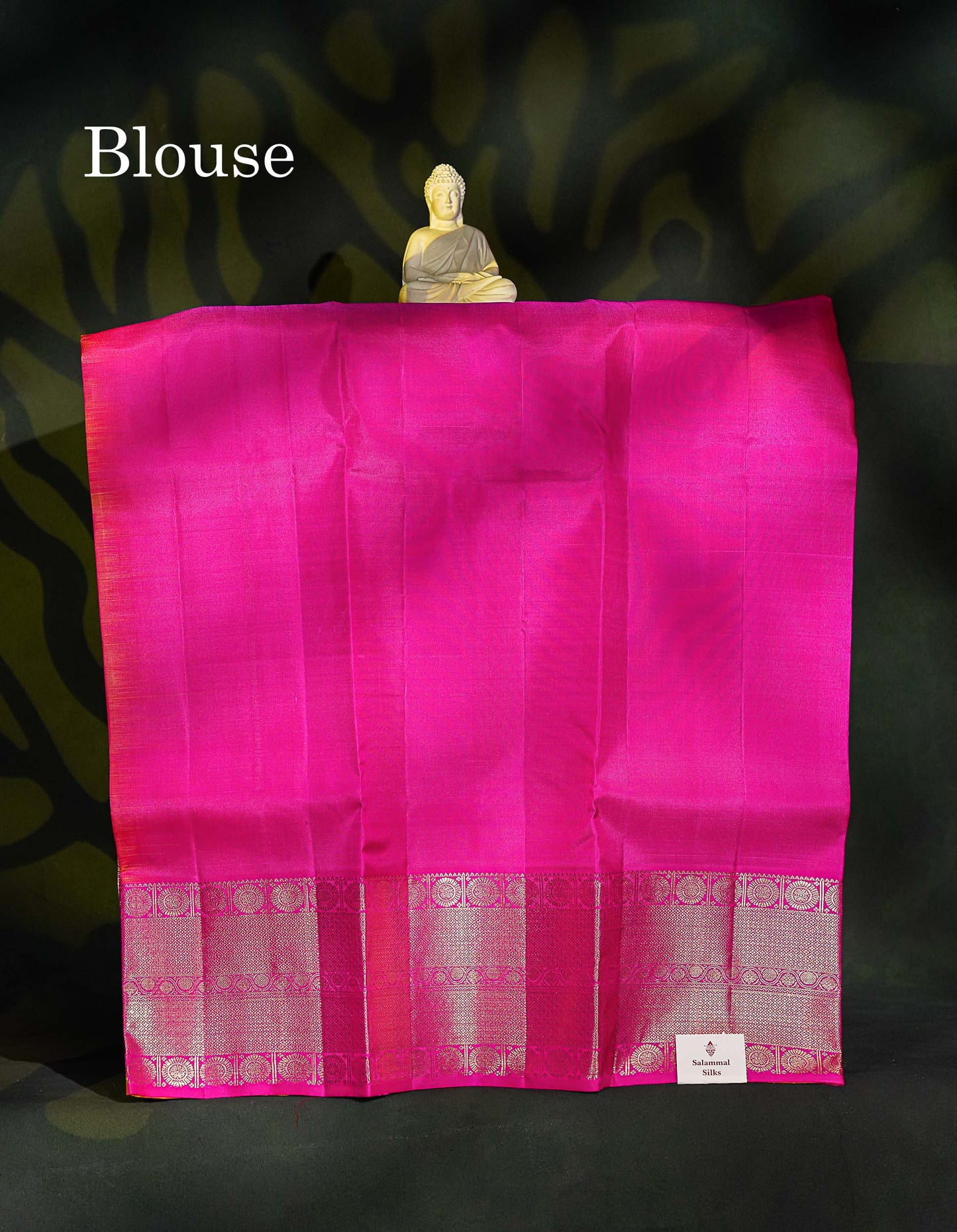 Pure Silk Pattu Pavadai - Yellow Colour Body With Butta & Pink Blouse | 5-9 Years