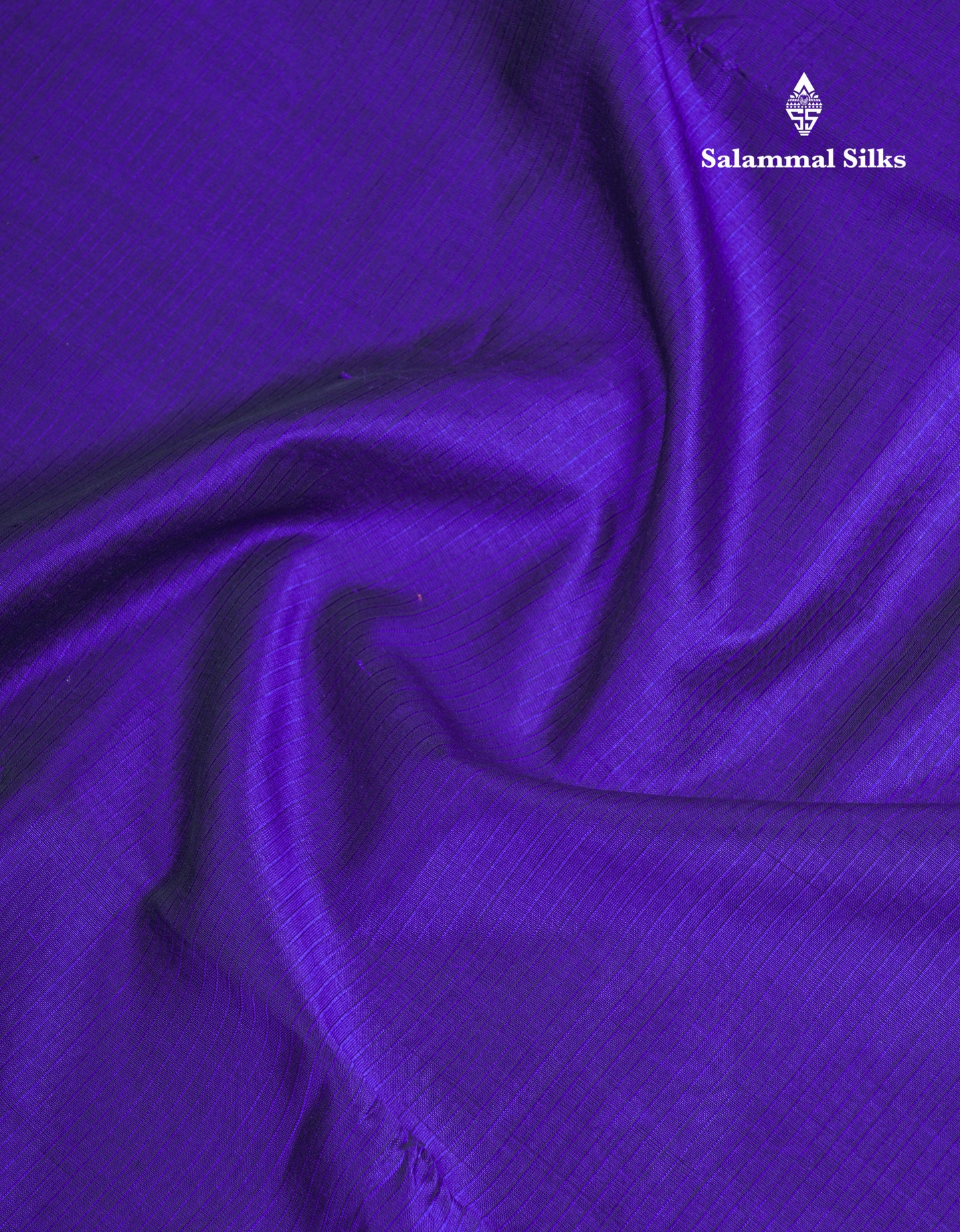 Violet Colour Pure Silk Cotton Saree With Gold Zari Border