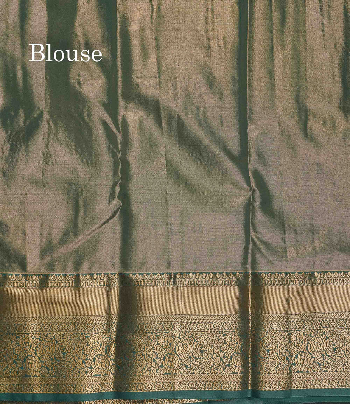 Tissue Bridal Semi Silk Saree - Pink Colour Body With Contrast Bottle Green Border