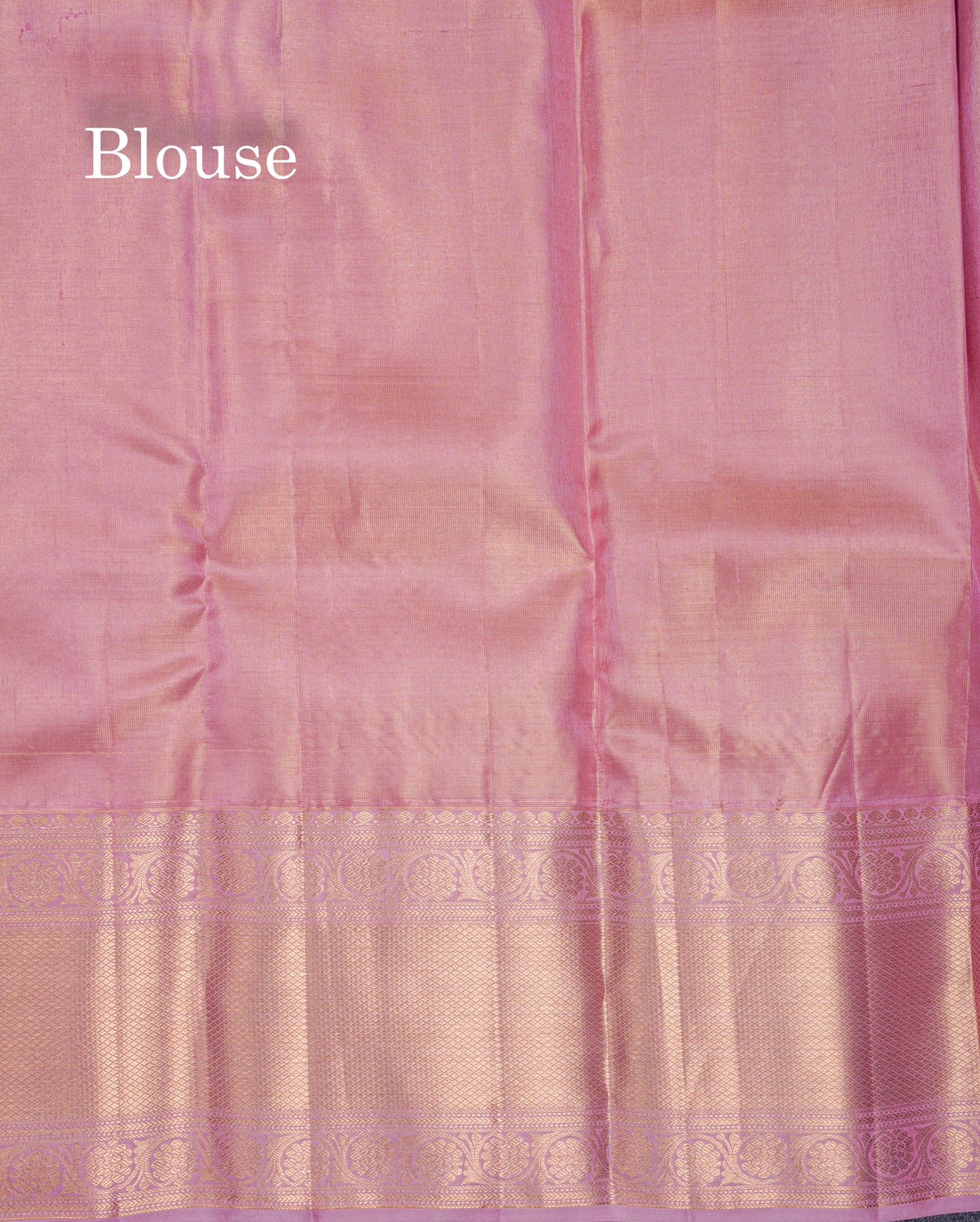 Beautiful Light Rexona Tissue Bridal Pure Kanjivaram Silk Saree With Contrast Onion Pink Traditional Evening Morning Border