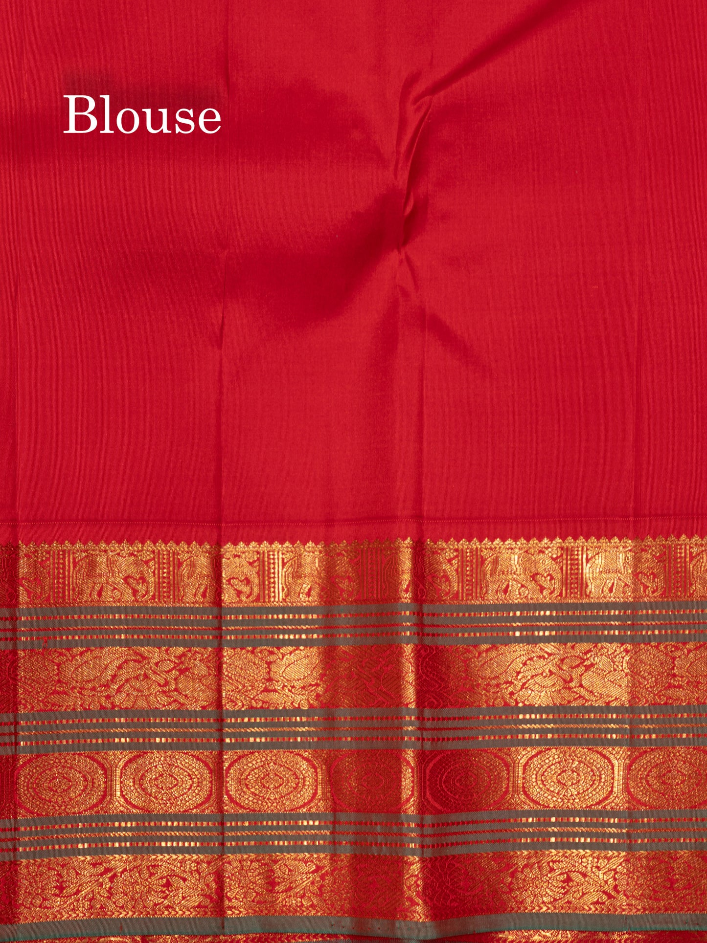 White Colour Pure Kanjivaram Silk Saree With Traditional Red Double Border
