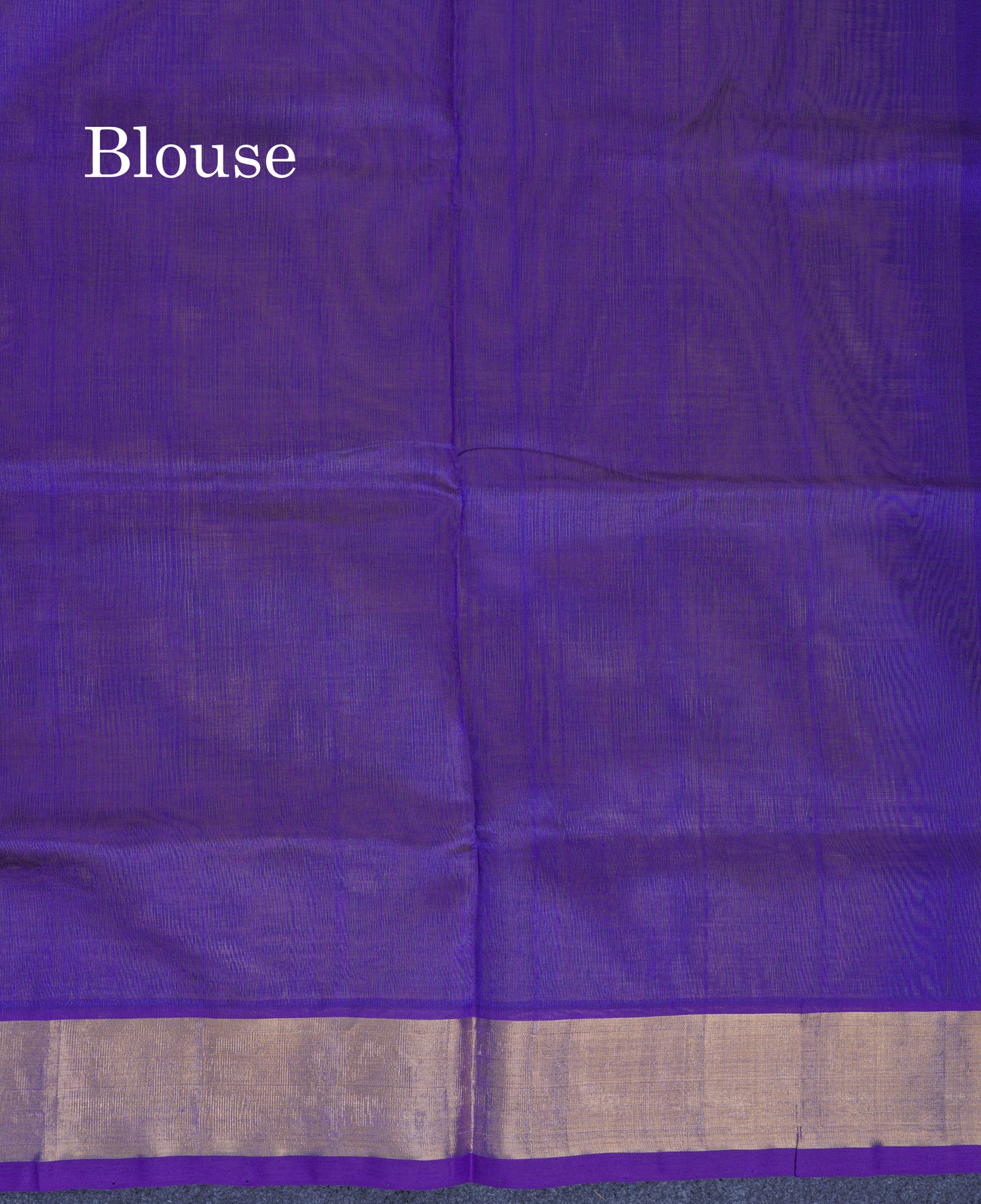 Mustard Yellow Pure Silk Cotton Saree With Contrast Violet Blouse