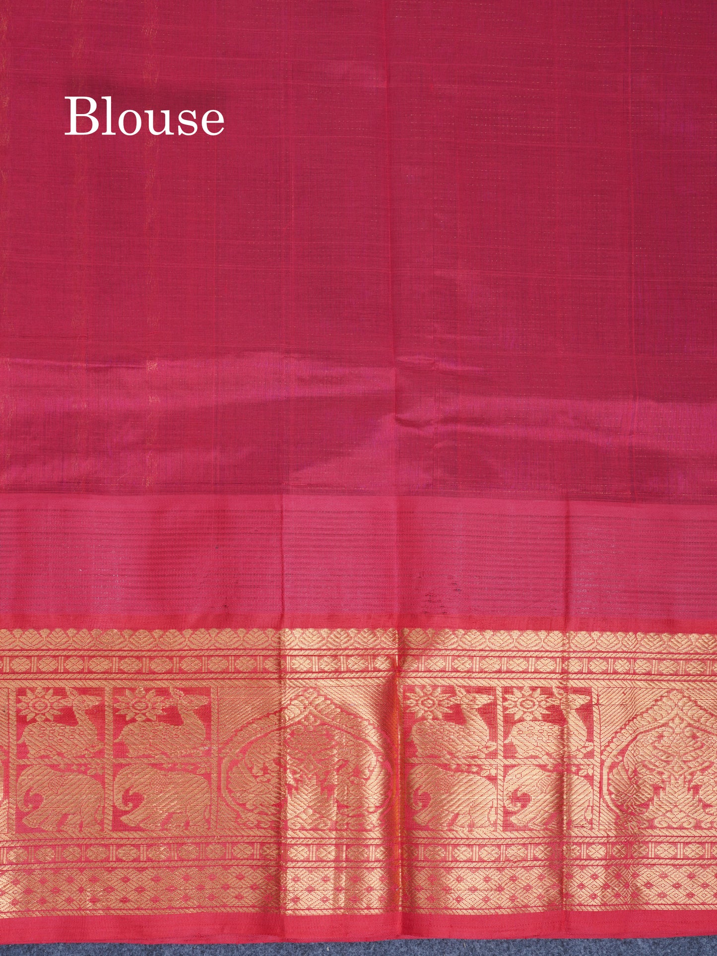 Dark Purple Zari Lines Pure Silk Cotton Saree With Contrast Red Traditional Evening Morning Border